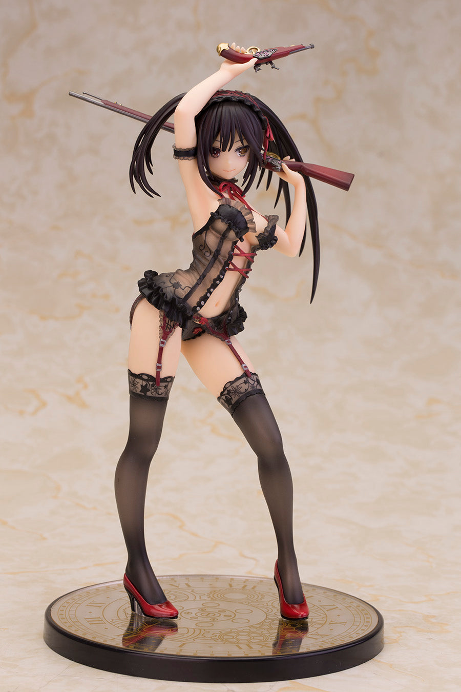 PRE-ORDER Alphamax - Date A Live - Kurumi Tokisaki: Black Lingerie Ver. AmiAmi Limited Edition 1/7 [August 2024 Release]