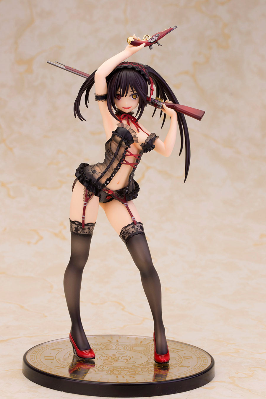 PRE-ORDER Alphamax - Date A Live - Kurumi Tokisaki: Black Lingerie Ver. AmiAmi Limited Edition 1/7 [August 2024 Release]