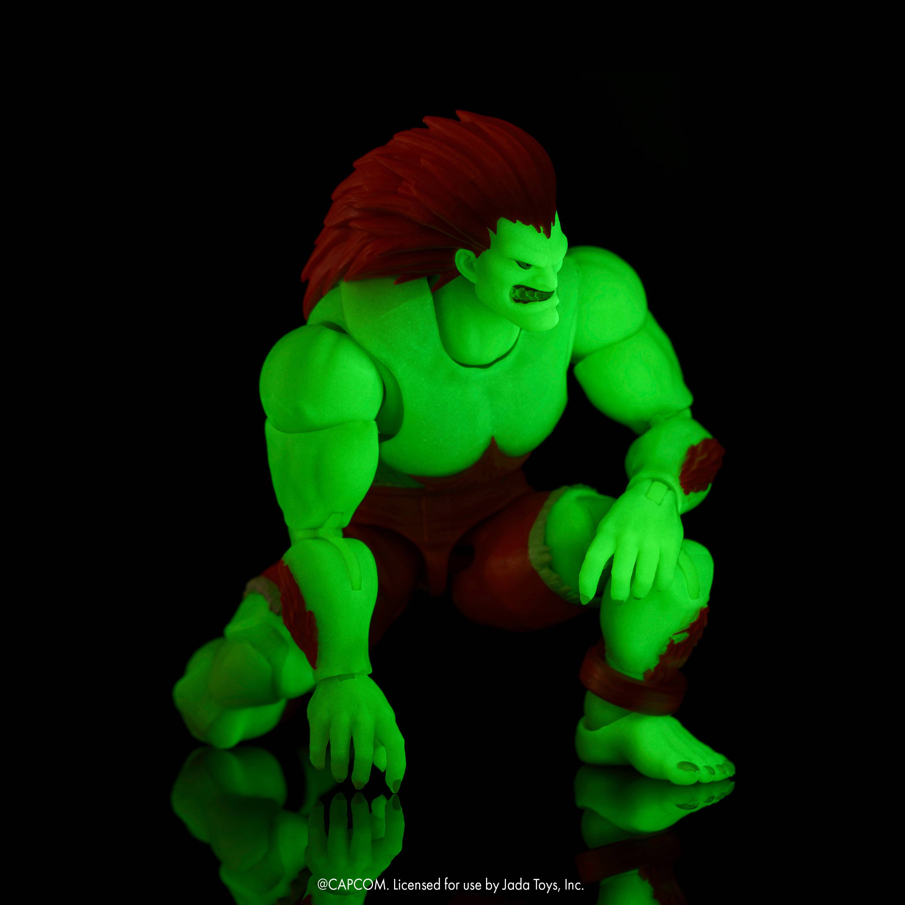SPECIAL ORDER Jada Toys - Ultra Street Fighter II - Blanka: Player 2 Glow in The Dark Ver. 1/12 [JP]