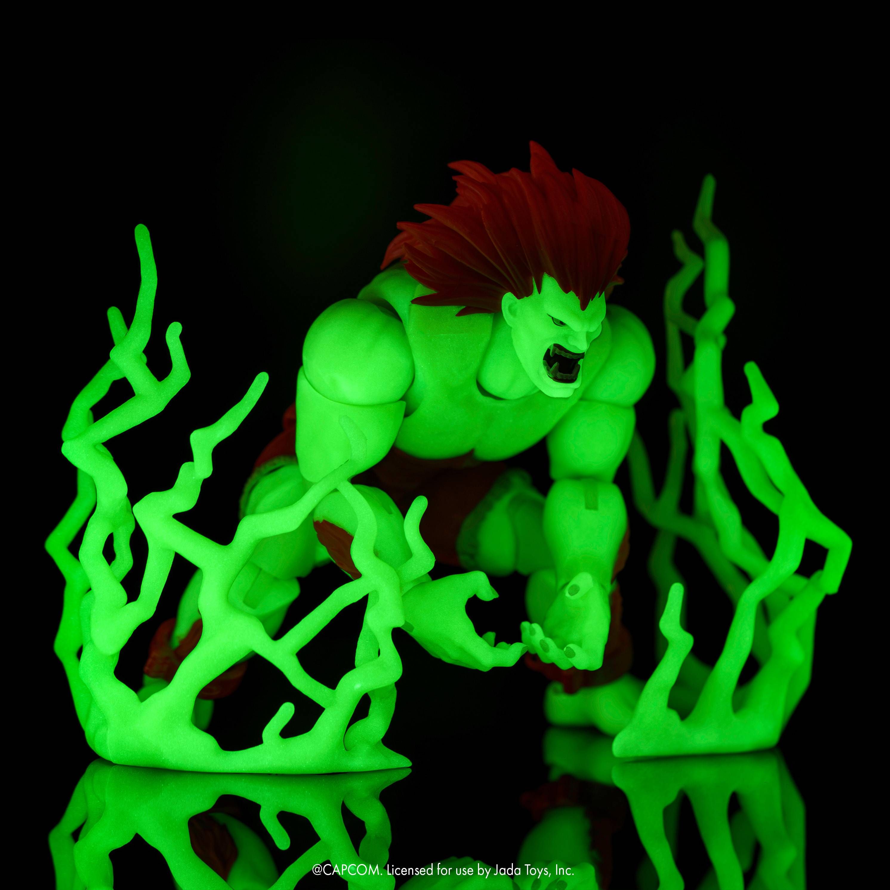 SPECIAL ORDER Jada Toys - Ultra Street Fighter II - Blanka: Player 2 Glow in The Dark Ver. 1/12 [JP]