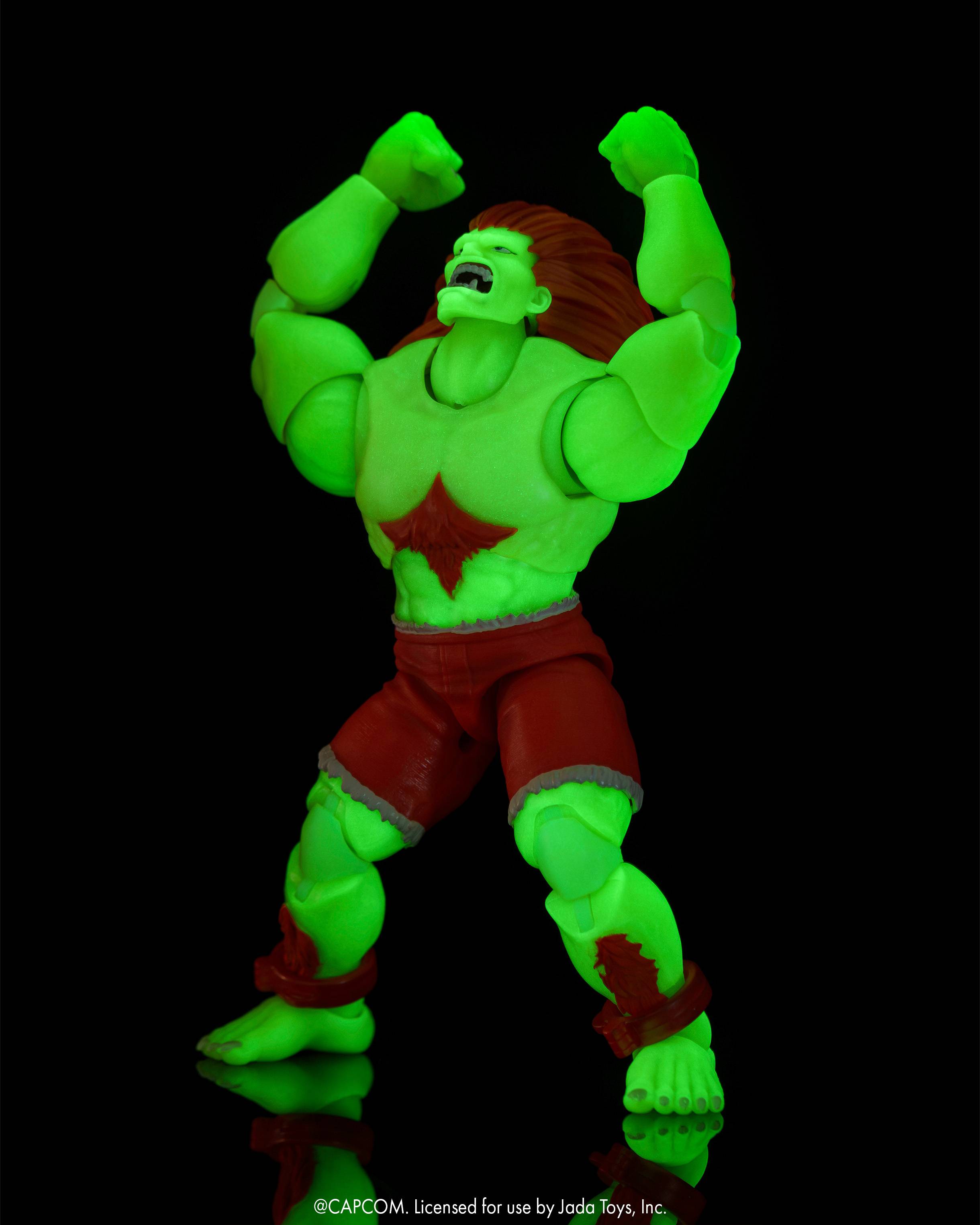 SPECIAL ORDER Jada Toys - Ultra Street Fighter II - Blanka: Player 2 Glow in The Dark Ver. 1/12 [JP]