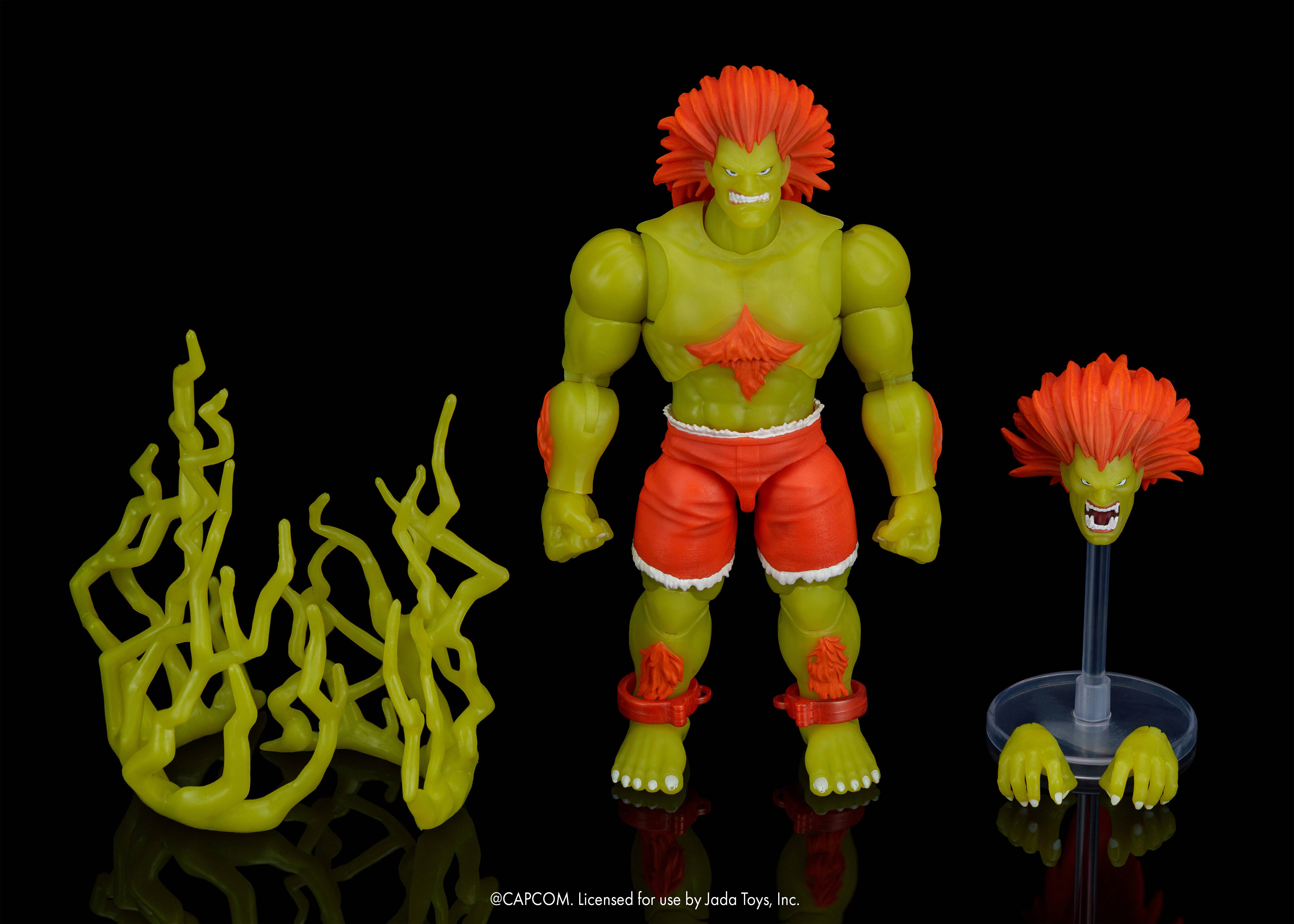 SPECIAL ORDER Jada Toys - Ultra Street Fighter II - Blanka: Player 2 Glow in The Dark Ver. 1/12 [JP]