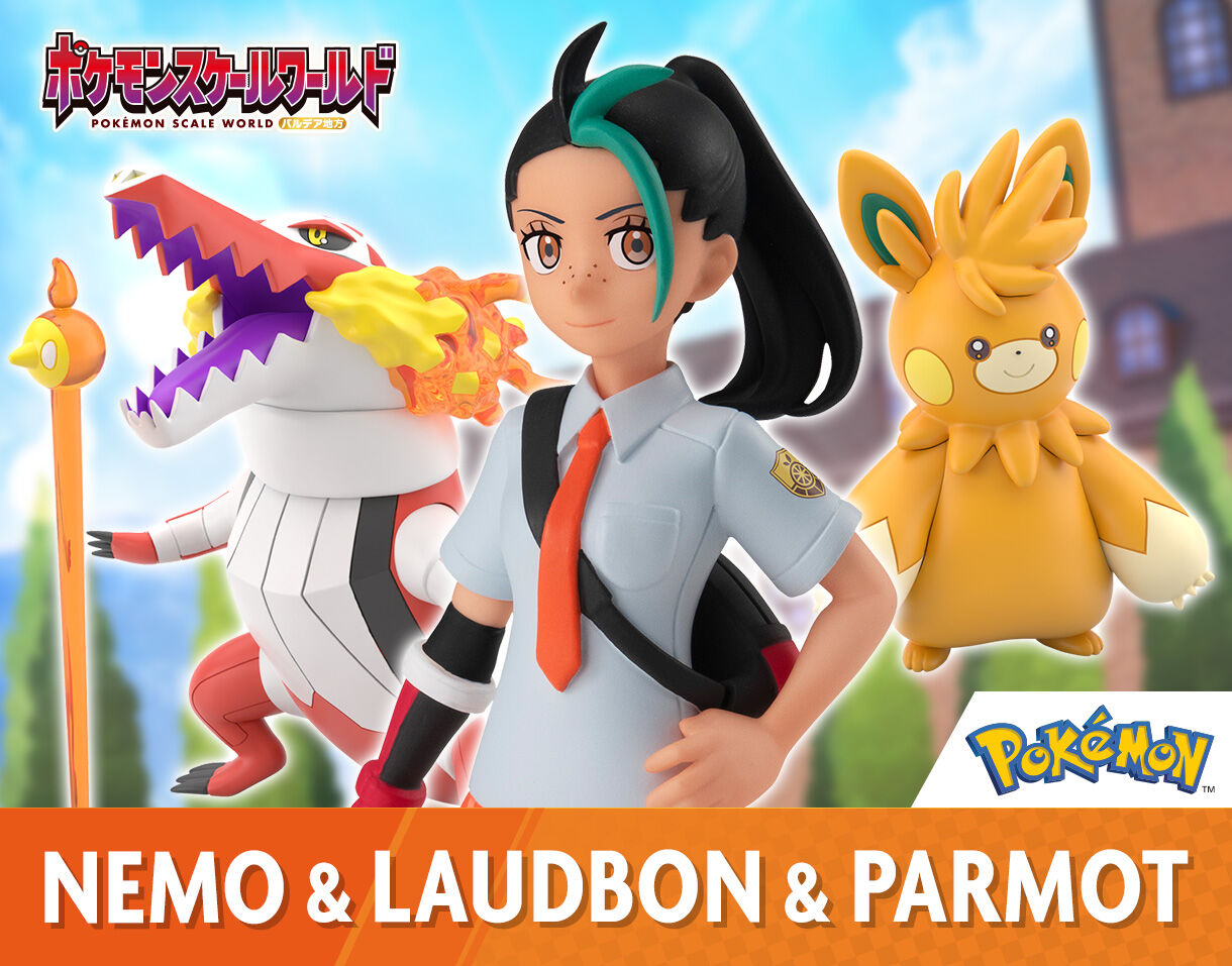 IN-STOCK Bandai - Pokémon Scale World Paldea Region - Nemona with Skeledirge & Pawmot [EXCLUSIVE]