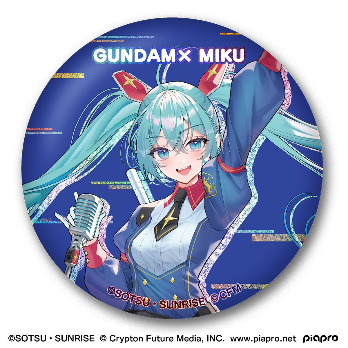 PRE-ORDER Bandai - Gundam x Hatsune Miku Collaboration Commemorative Badge Set [Box of 6]