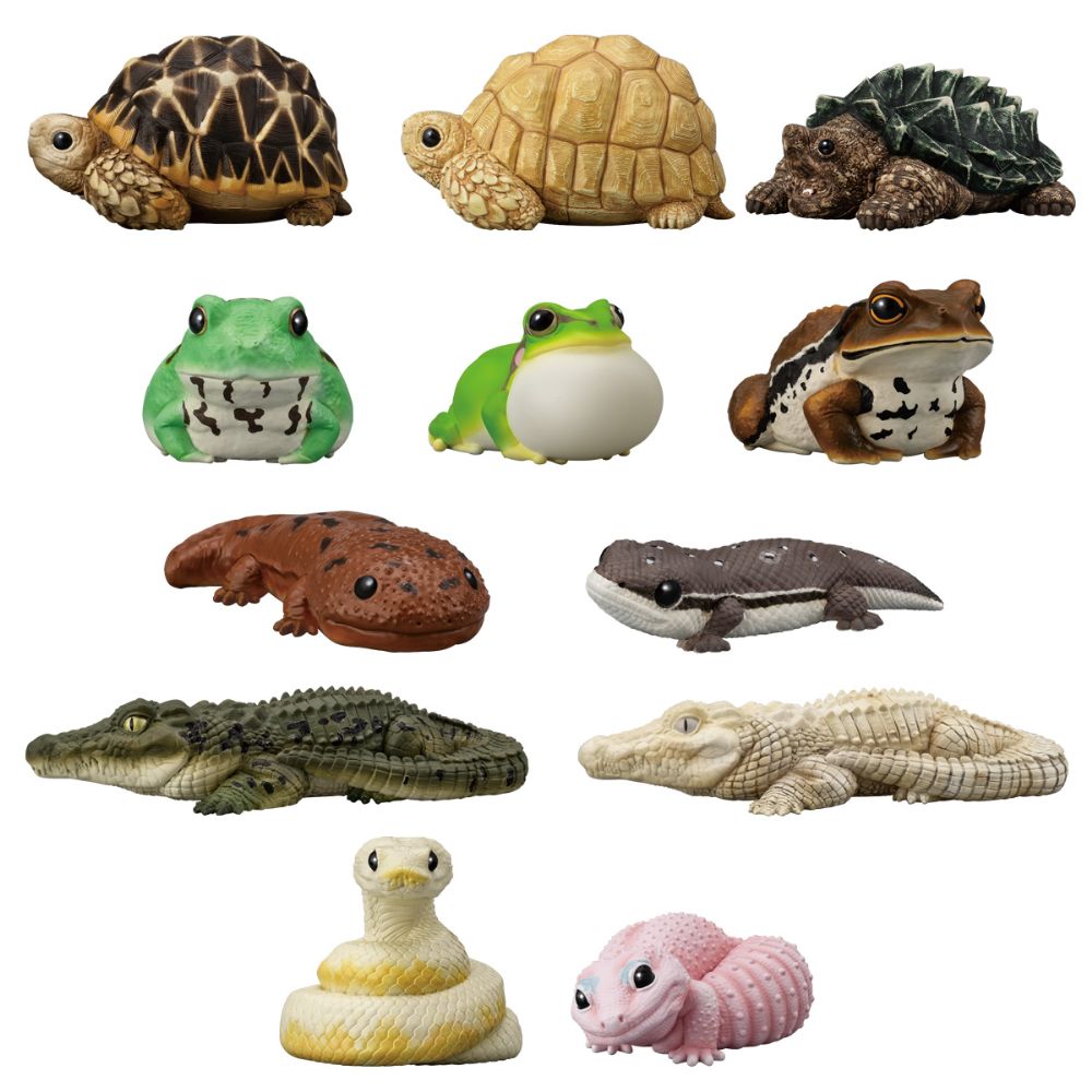 PRE-ORDER Bandai - Te-nori Friends 12 - Reptlies & Amphibians [Box of 12]