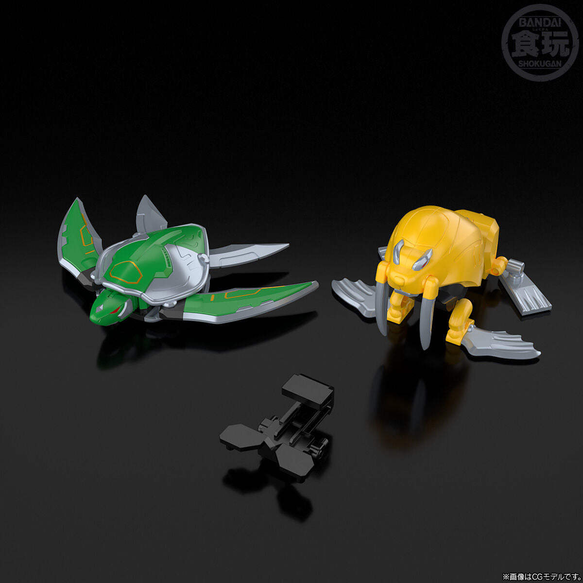 PRE-ORDER Bandai - Shokugan Modeling Project - Hyakujuu Sentai GaoRanger - Power Animal Series Extra: GaoTurtle and GaoToppy