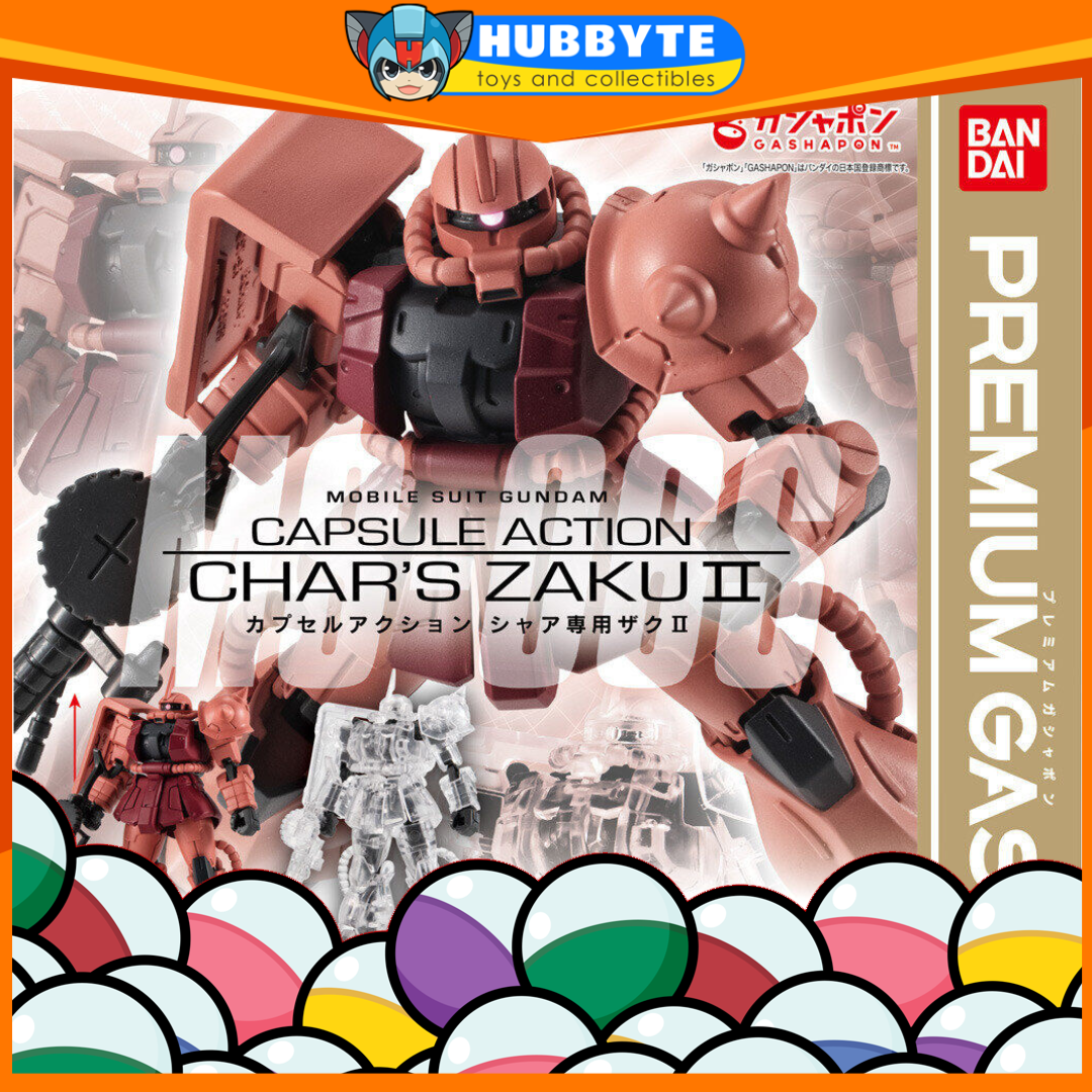 BACK-ORDER Bandai - Capsule Action - Mobile Suit Gundam - Char's Zaku II [Set of 2] [JP]