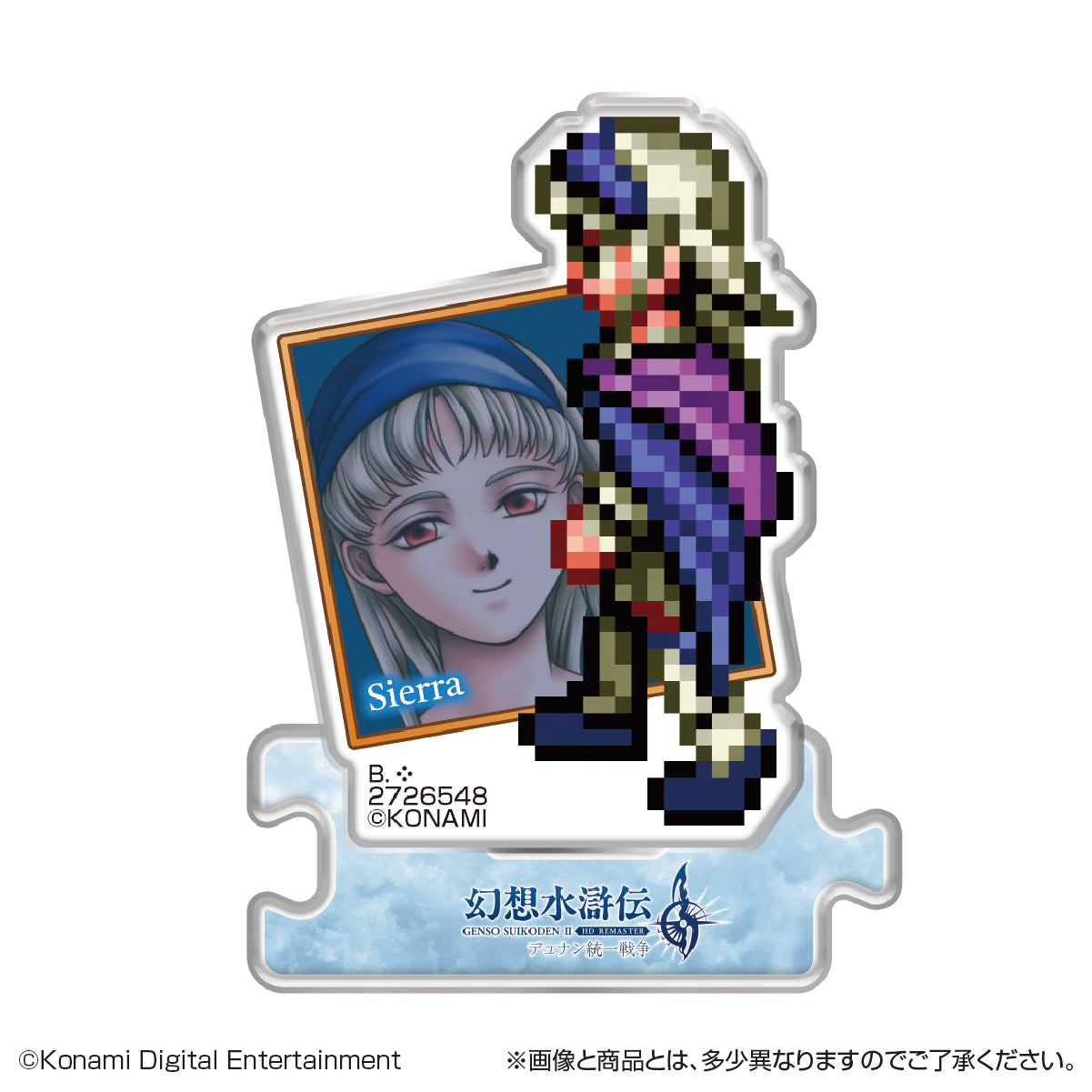 PRE-ORDER Bandai - Genso Suikoden I & II Acrylic Stand HD Remaster Gate Run & Dunan Unification Wars Vol. 2 [Box of 22]