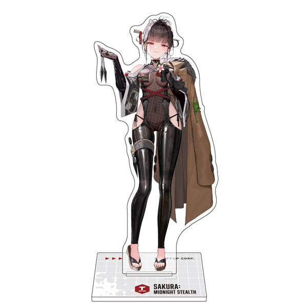 SPECIAL ORDER ALGERNON PRODUCT - Goddess of Victory: Nikke Acrylic Stand - Sakura: Midnight Stealth [JP]