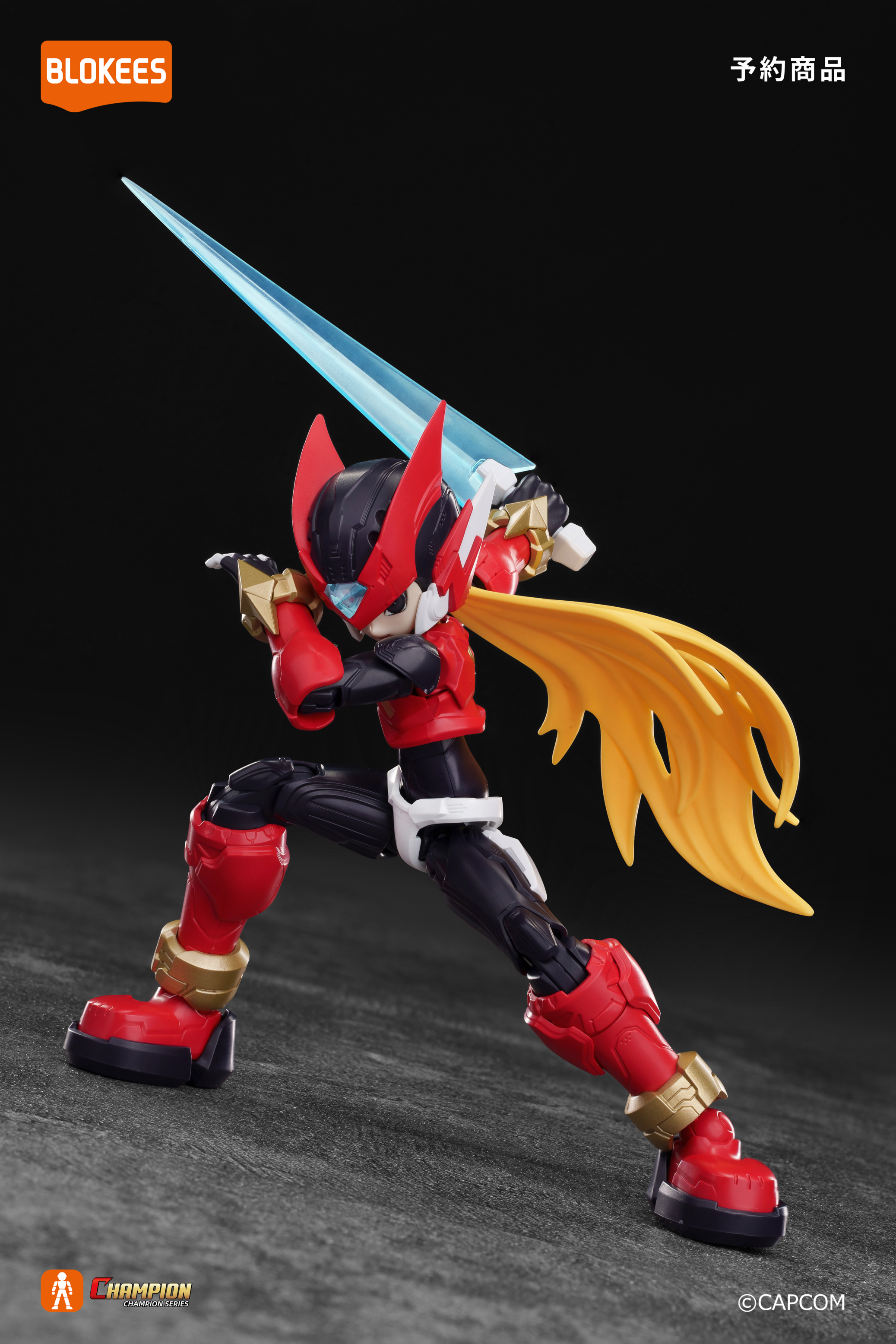 PRE-ORDER Blokees - Mega Man: Zero - Champion Class - Zero: Mega Man Zero