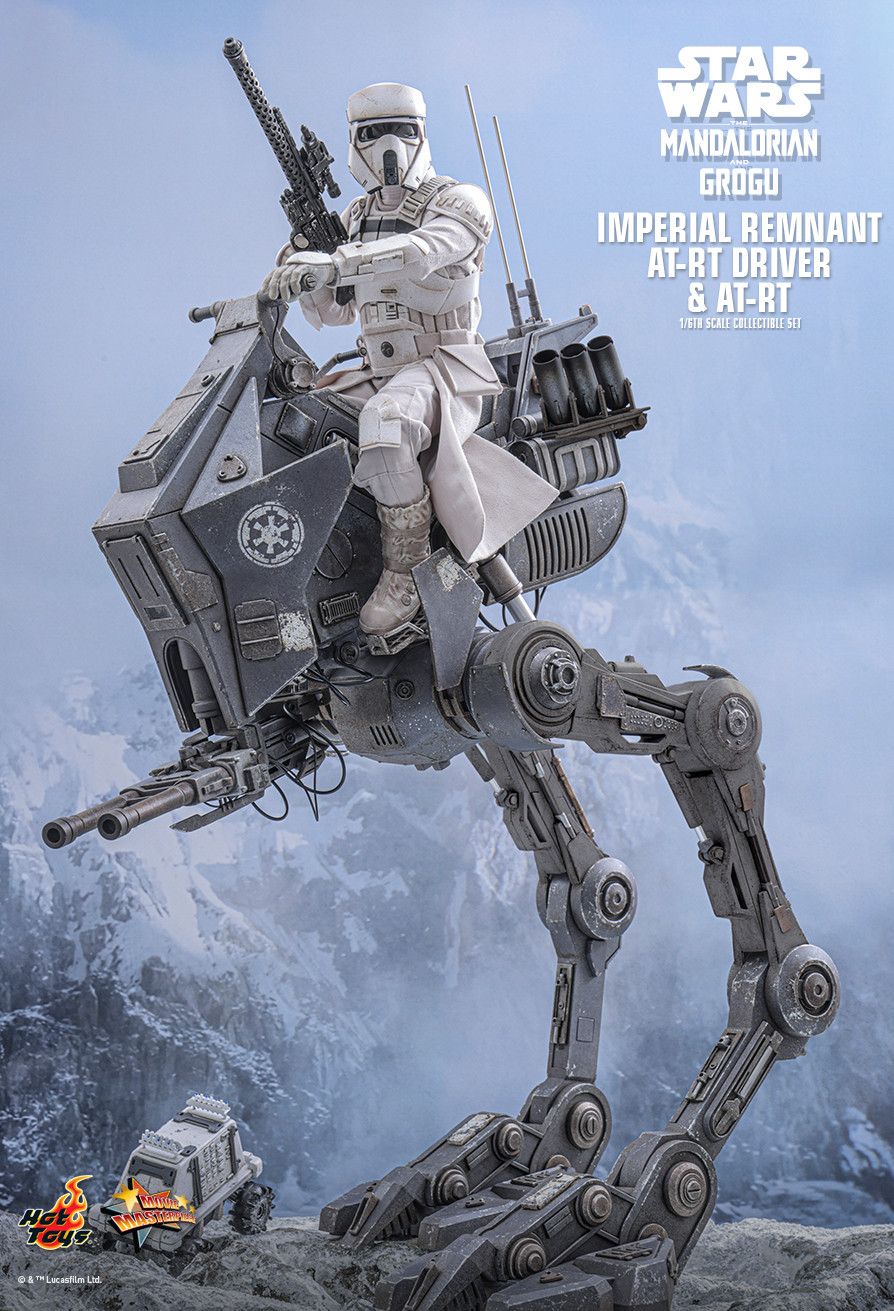 SPECIAL ORDER Hot Toys - Movie Masterpiece - Star Wars: The Mandalorian - AT-RT Driver & Vehicle AT-RT Set 1/6 [JP]