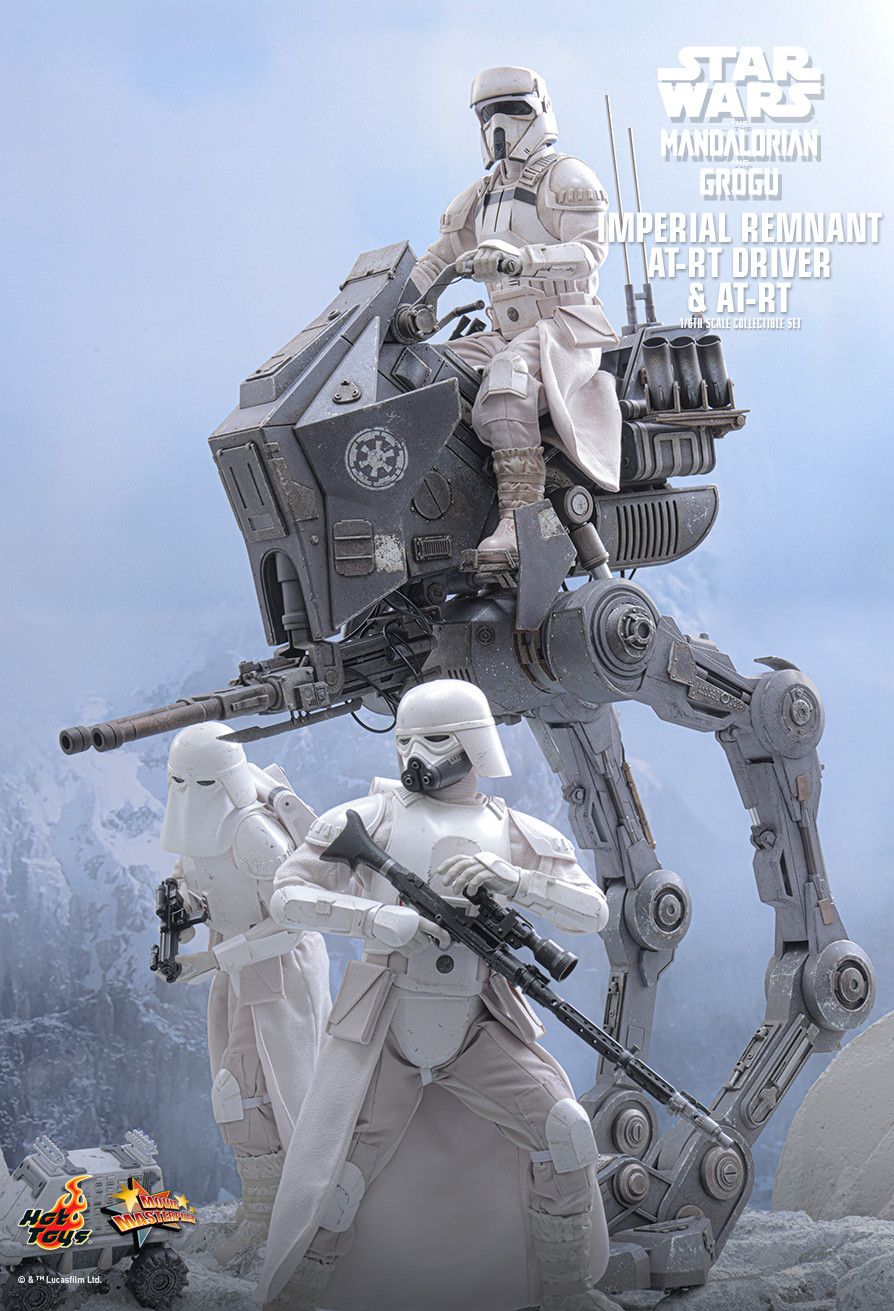 SPECIAL ORDER Hot Toys - Movie Masterpiece - Star Wars: The Mandalorian - AT-RT Driver & Vehicle AT-RT Set 1/6 [JP]