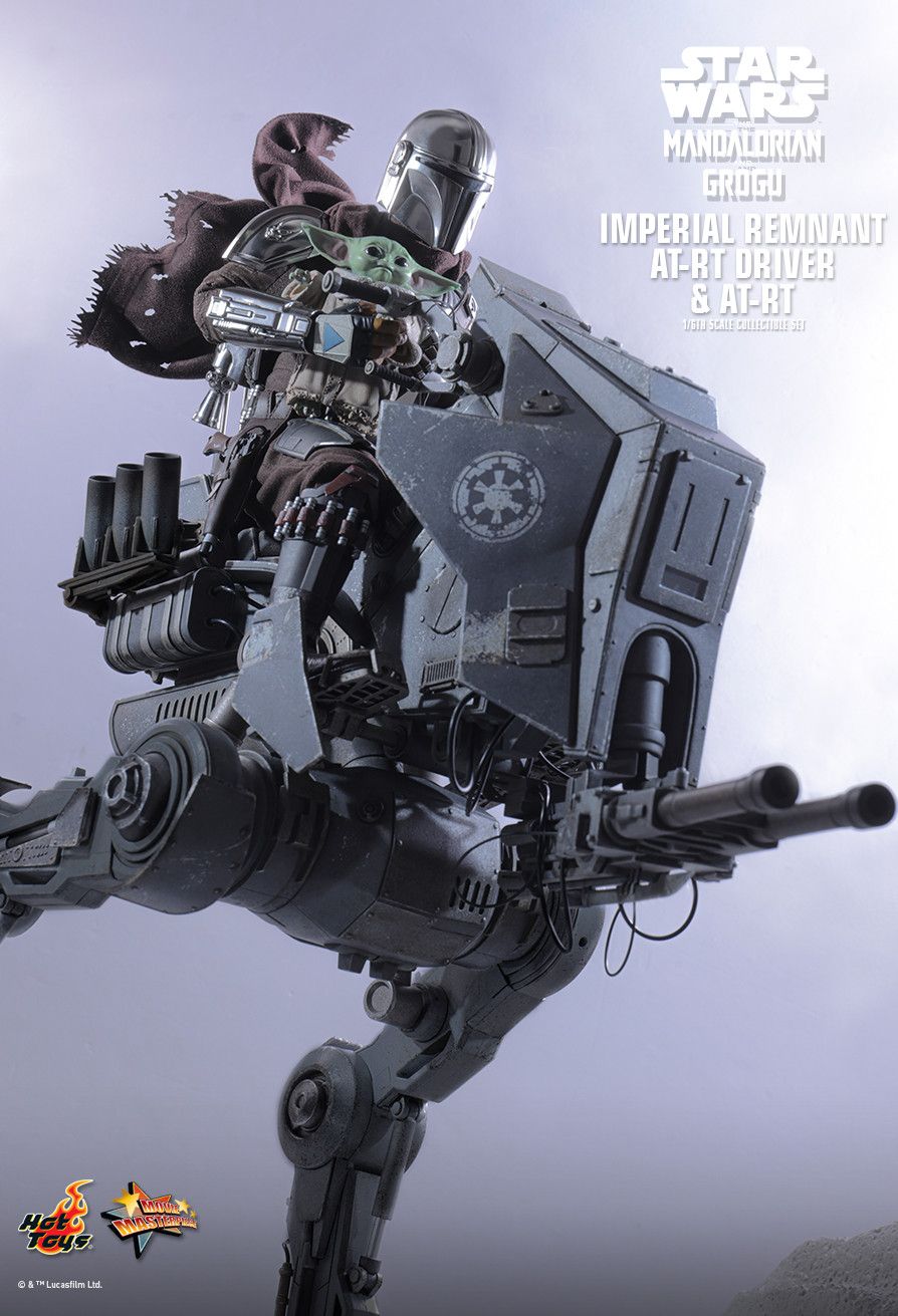 SPECIAL ORDER Hot Toys - Movie Masterpiece - Star Wars: The Mandalorian - AT-RT Driver & Vehicle AT-RT Set 1/6 [JP]