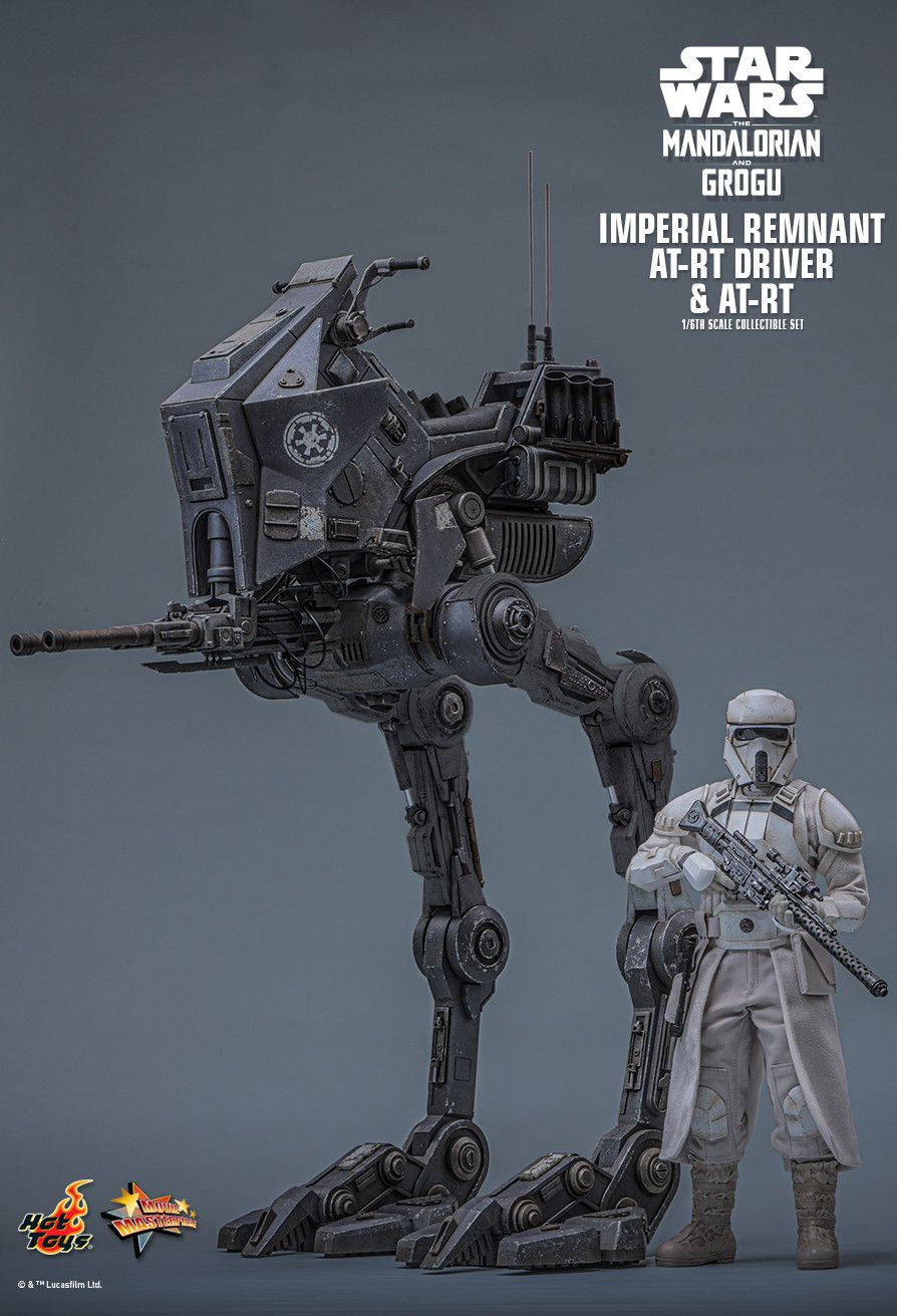 SPECIAL ORDER Hot Toys - Movie Masterpiece - Star Wars: The Mandalorian - AT-RT Driver & Vehicle AT-RT Set 1/6 [JP]