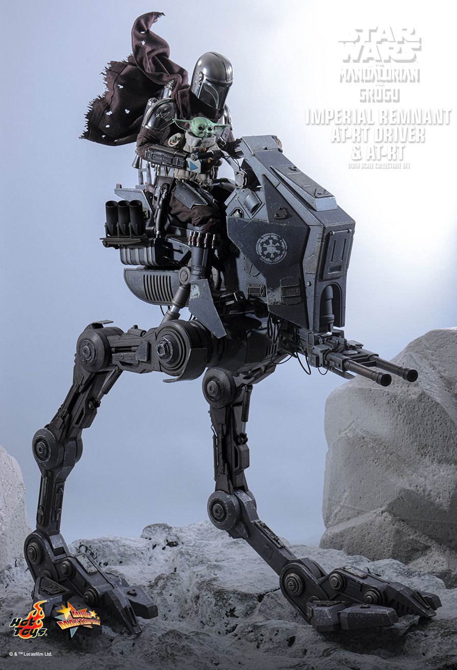 SPECIAL ORDER Hot Toys - Movie Masterpiece - Star Wars: The Mandalorian - AT-RT Driver & Vehicle AT-RT Set 1/6 [JP]