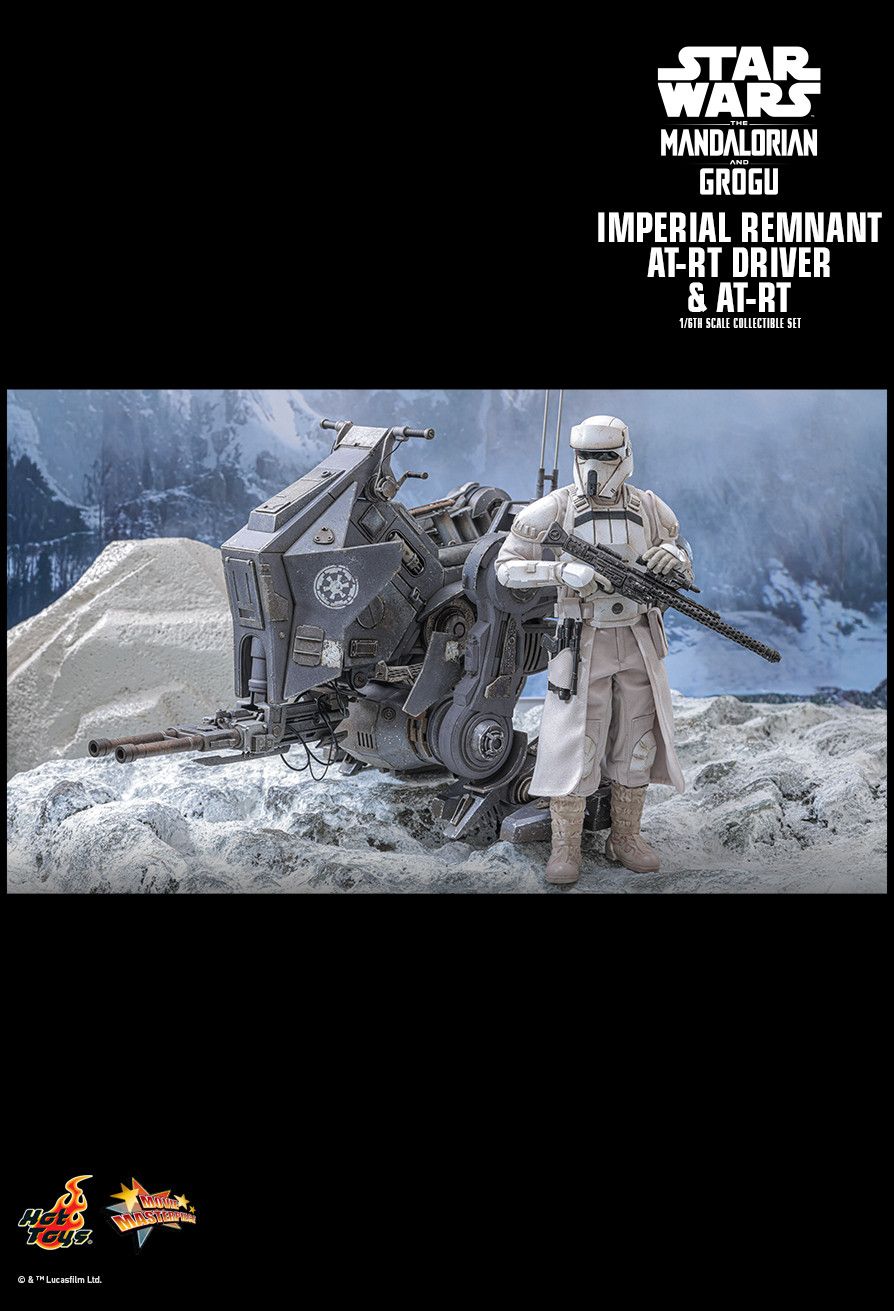 SPECIAL ORDER Hot Toys - Movie Masterpiece - Star Wars: The Mandalorian - AT-RT Driver & Vehicle AT-RT Set 1/6 [JP]
