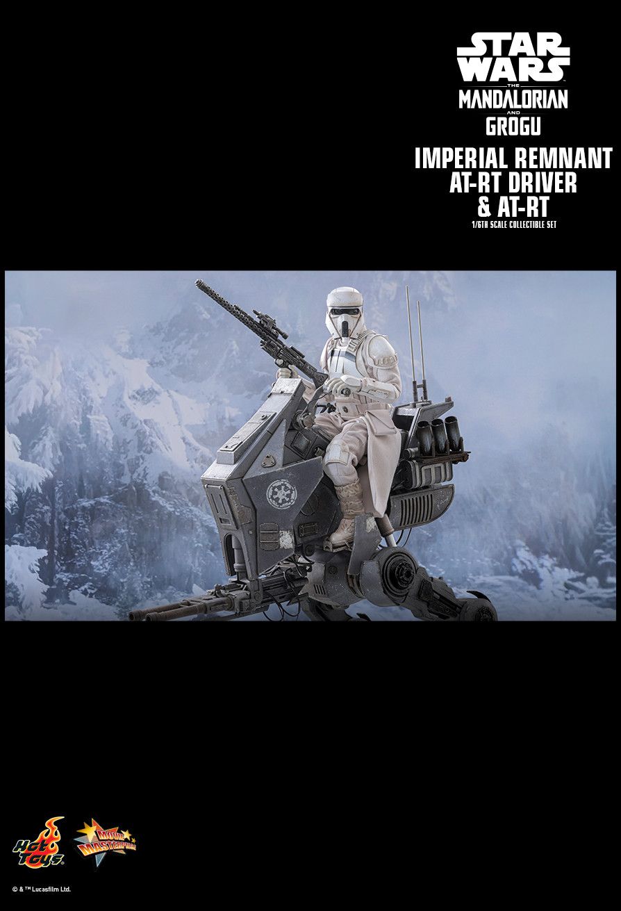 SPECIAL ORDER Hot Toys - Movie Masterpiece - Star Wars: The Mandalorian - AT-RT Driver & Vehicle AT-RT Set 1/6 [JP]