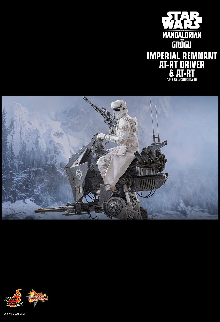 SPECIAL ORDER Hot Toys - Movie Masterpiece - Star Wars: The Mandalorian - AT-RT Driver & Vehicle AT-RT Set 1/6 [JP]