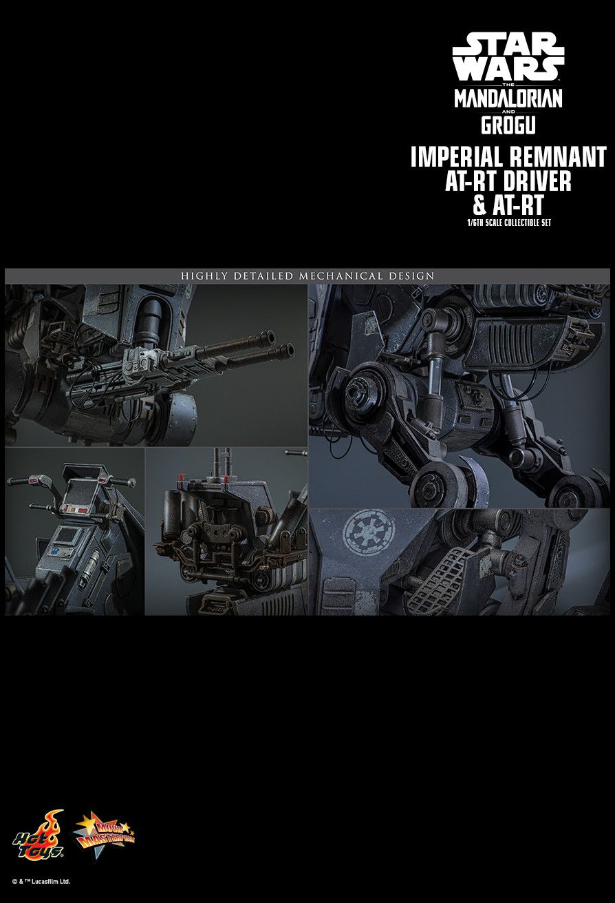 SPECIAL ORDER Hot Toys - Movie Masterpiece - Star Wars: The Mandalorian - AT-RT Driver & Vehicle AT-RT Set 1/6 [JP]