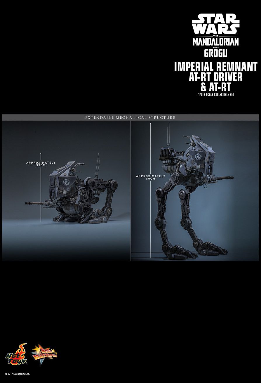 SPECIAL ORDER Hot Toys - Movie Masterpiece - Star Wars: The Mandalorian - AT-RT Driver & Vehicle AT-RT Set 1/6 [JP]