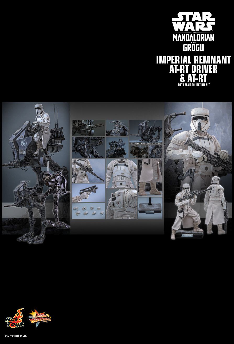 SPECIAL ORDER Hot Toys - Movie Masterpiece - Star Wars: The Mandalorian - AT-RT Driver & Vehicle AT-RT Set 1/6 [JP]