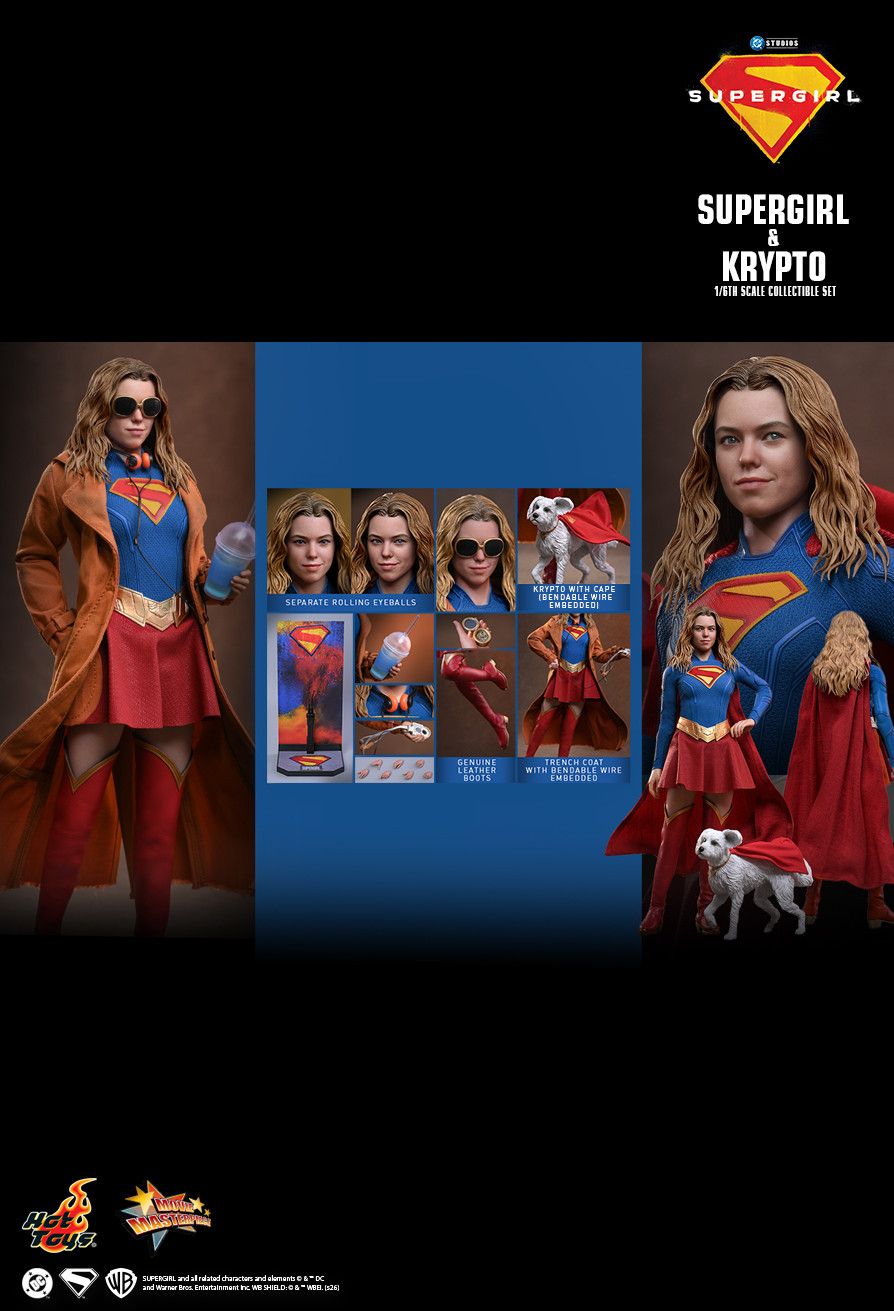 SPECIAL ORDER Hot Toys - Movie Masterpiece - Supergirl - Supergirl and Crypto 1/6 [JP]