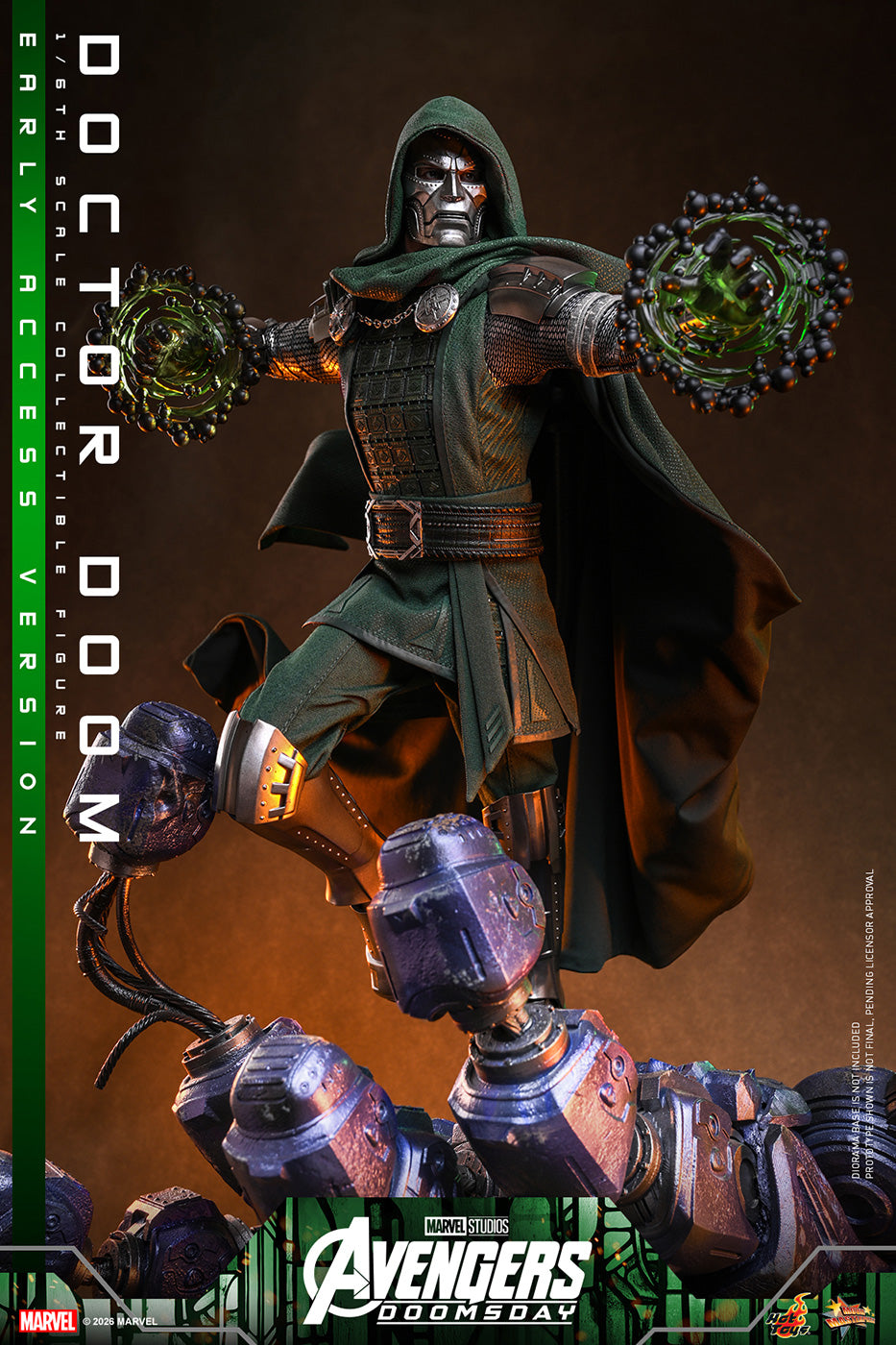 SPECIAL ORDER Hot Toys - Movie Masterpiece - Avengers: Doomsday - Dr. Doom 1/6 [JP]