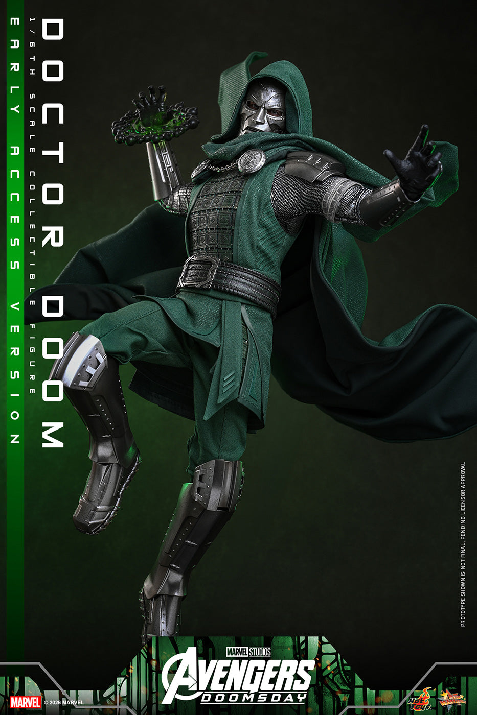 SPECIAL ORDER Hot Toys - Movie Masterpiece - Avengers: Doomsday - Dr. Doom 1/6 [JP]