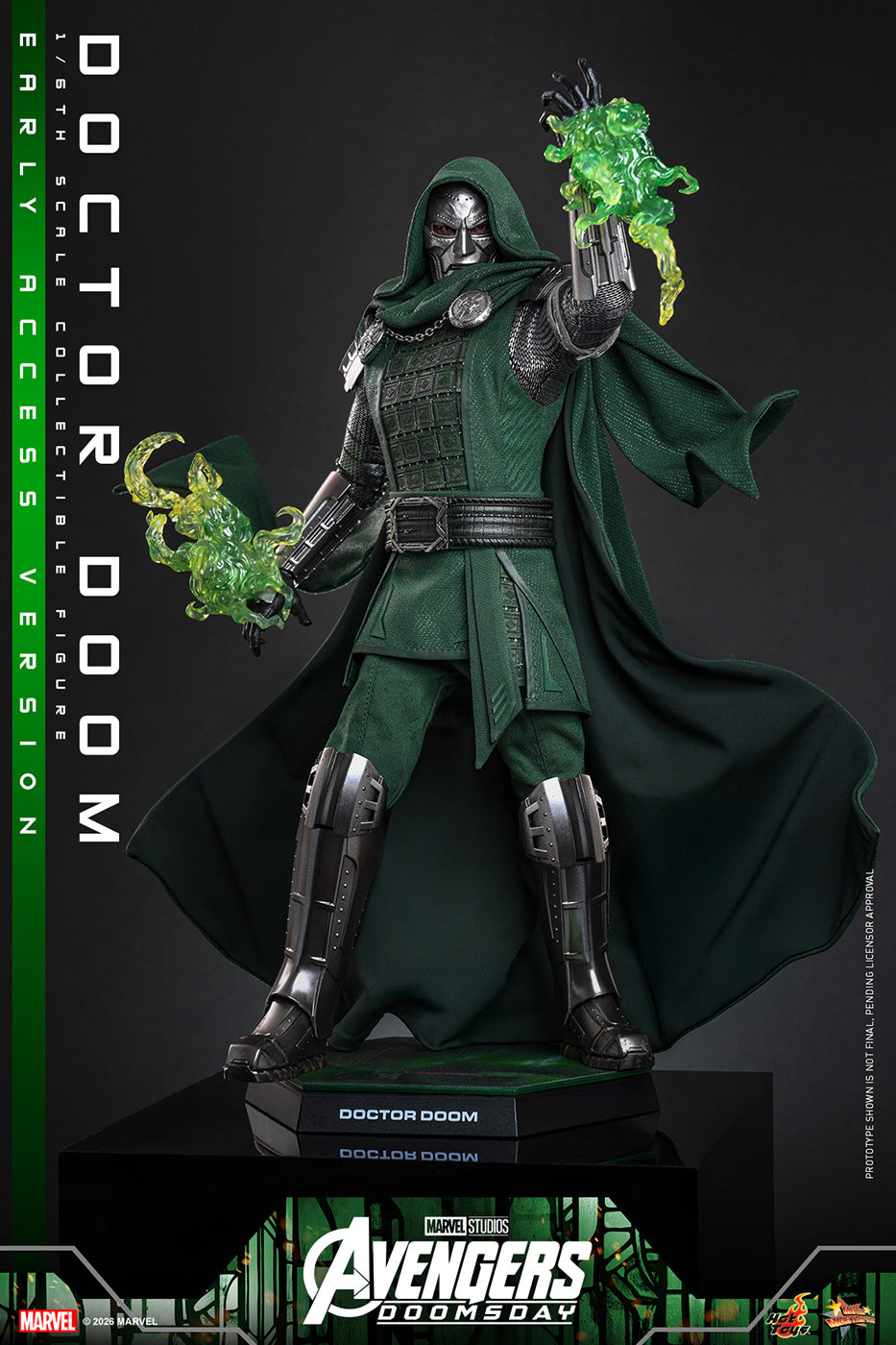 SPECIAL ORDER Hot Toys - Movie Masterpiece - Avengers: Doomsday - Dr. Doom 1/6 [JP]