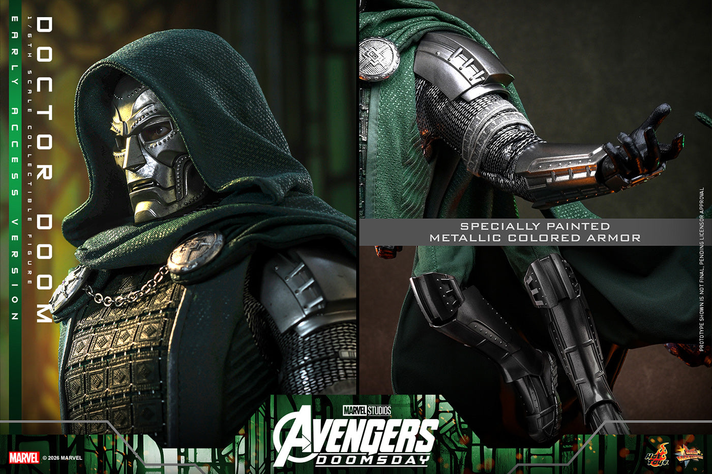 SPECIAL ORDER Hot Toys - Movie Masterpiece - Avengers: Doomsday - Dr. Doom 1/6 [JP]