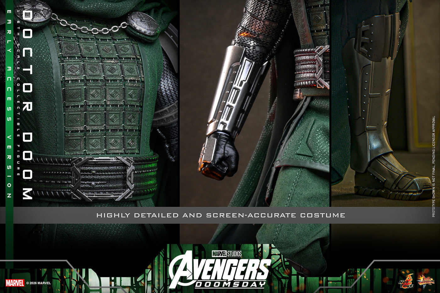 SPECIAL ORDER Hot Toys - Movie Masterpiece - Avengers: Doomsday - Dr. Doom 1/6 [JP]