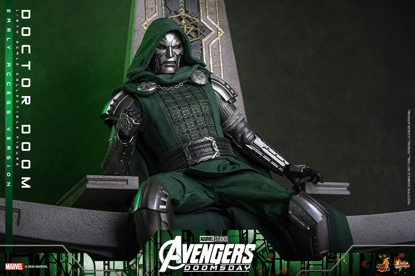 SPECIAL ORDER Hot Toys - Movie Masterpiece - Avengers: Doomsday - Dr. Doom 1/6 [JP]