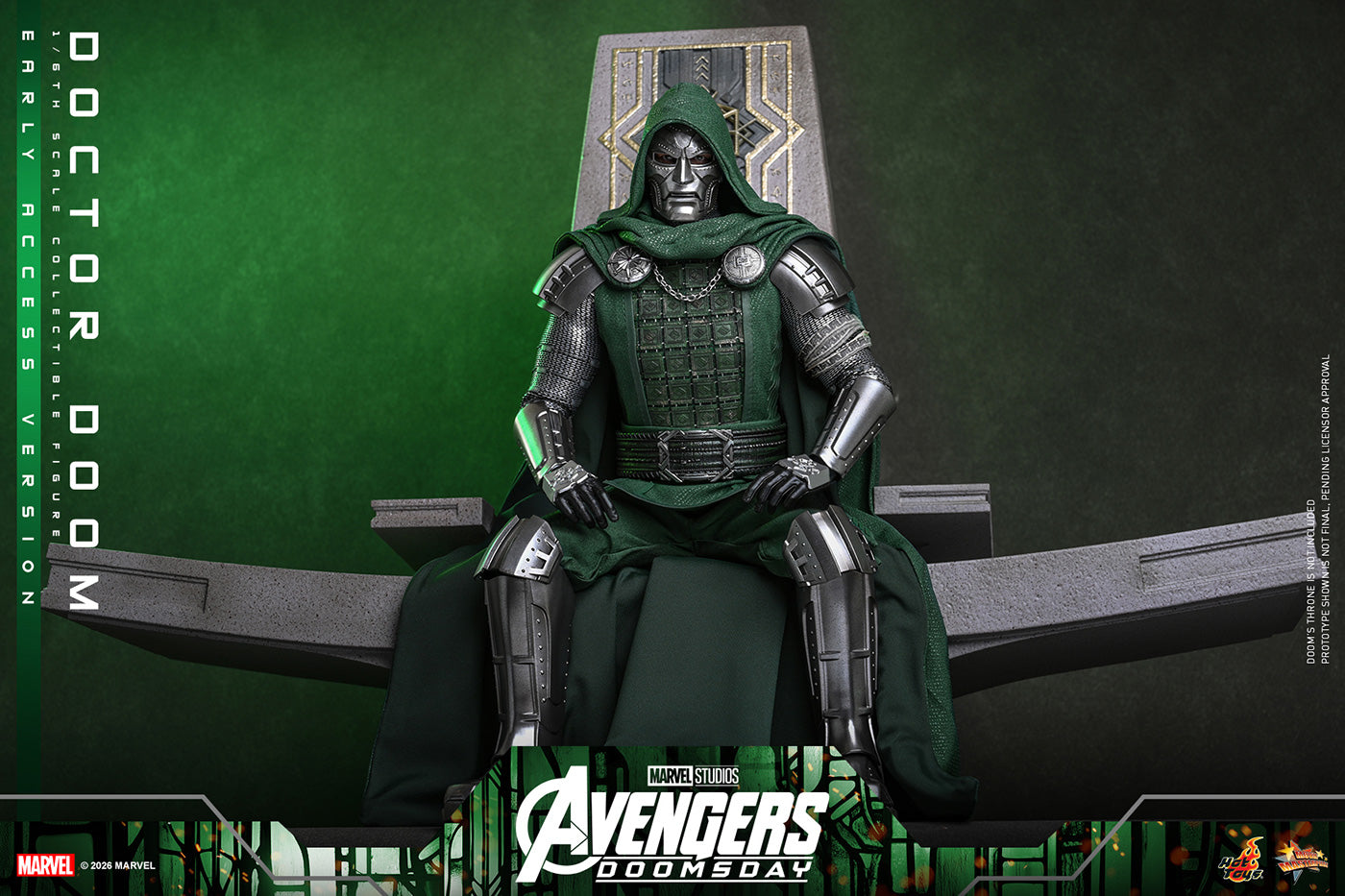 SPECIAL ORDER Hot Toys - Movie Masterpiece - Avengers: Doomsday - Dr. Doom 1/6 [JP]