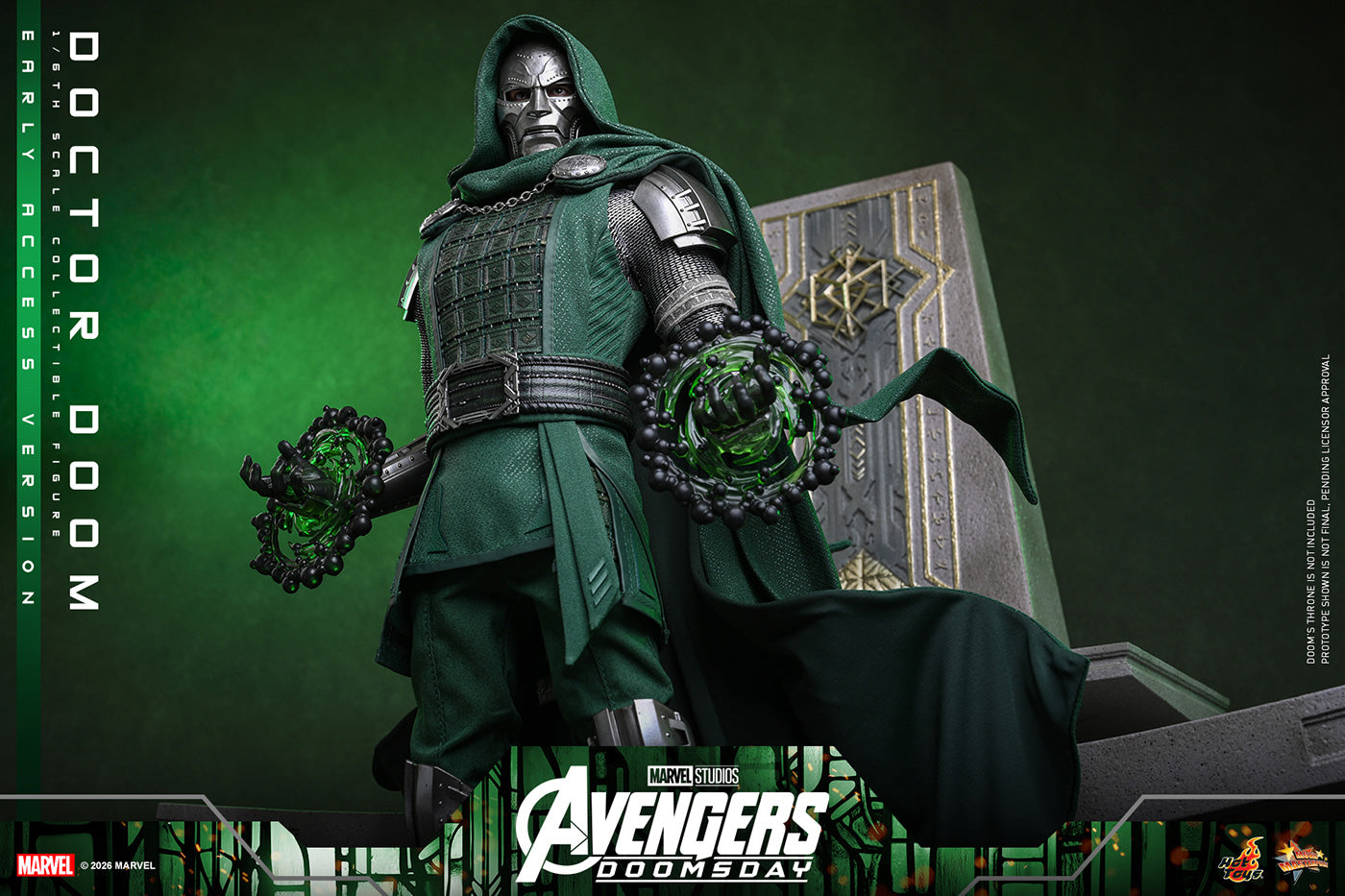 SPECIAL ORDER Hot Toys - Movie Masterpiece - Avengers: Doomsday - Dr. Doom 1/6 [JP]