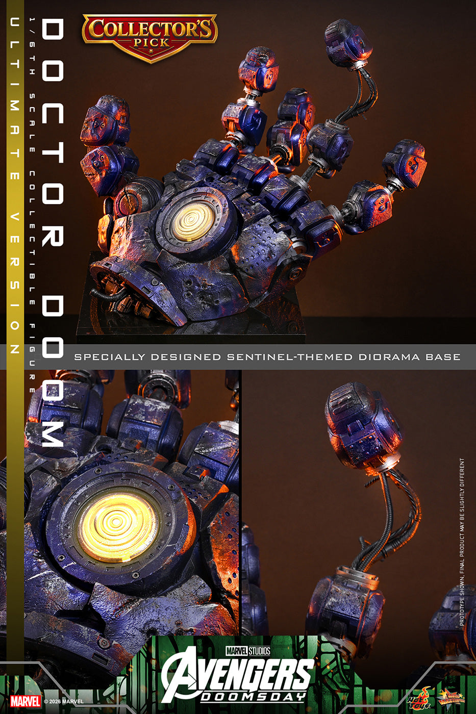 SPECIAL ORDER Hot Toys - Movie Masterpiece - Avengers: Doomsday - Dr. Doom: Ultimate Edition 1/6 [JP]