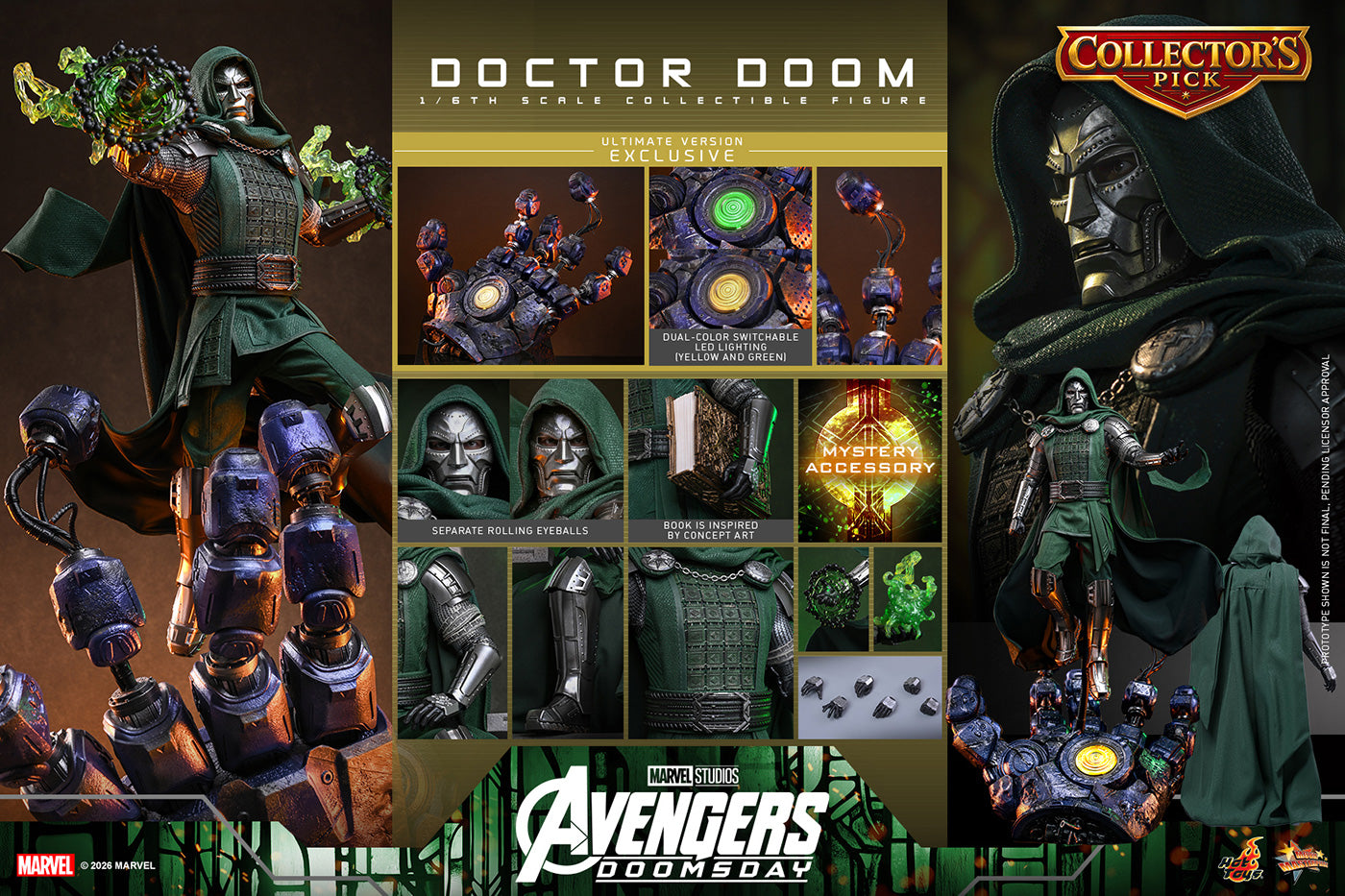 SPECIAL ORDER Hot Toys - Movie Masterpiece - Avengers: Doomsday - Dr. Doom: Ultimate Edition 1/6 [JP]