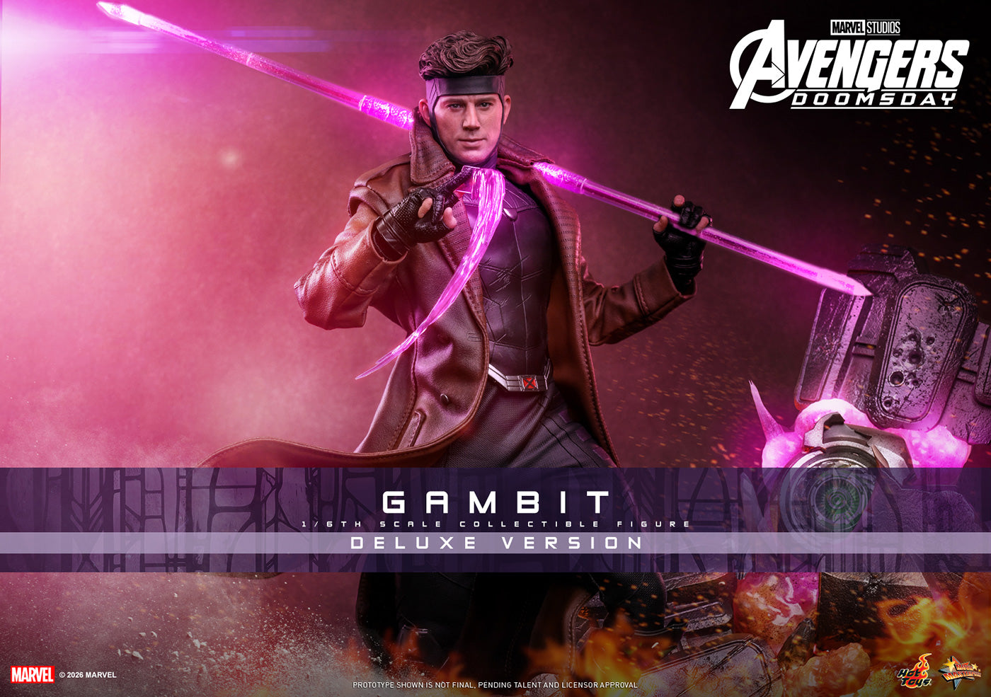 SPECIAL ORDER Hot Toys - Movie Masterpiece - Avengers: Doomsday - Gambit: Deluxe Edition 1/6 [JP]