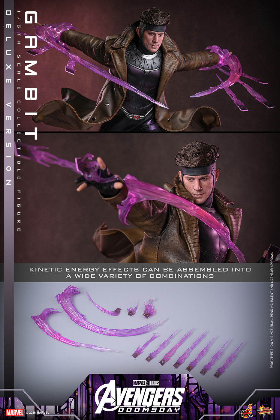 SPECIAL ORDER Hot Toys - Movie Masterpiece - Avengers: Doomsday - Gambit: Deluxe Edition 1/6 [JP]