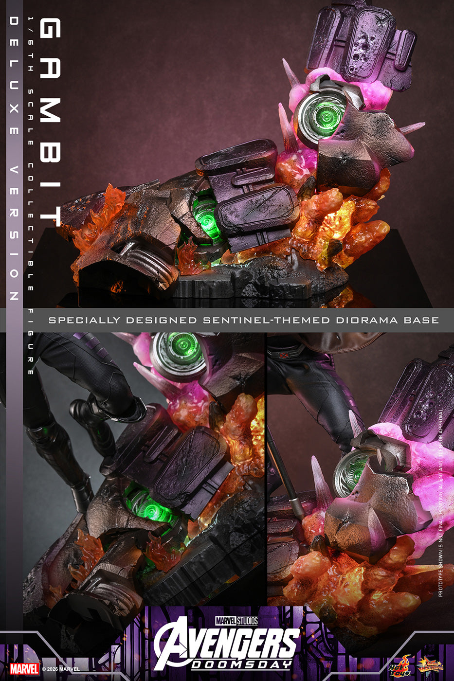 SPECIAL ORDER Hot Toys - Movie Masterpiece - Avengers: Doomsday - Gambit: Deluxe Edition 1/6 [JP]