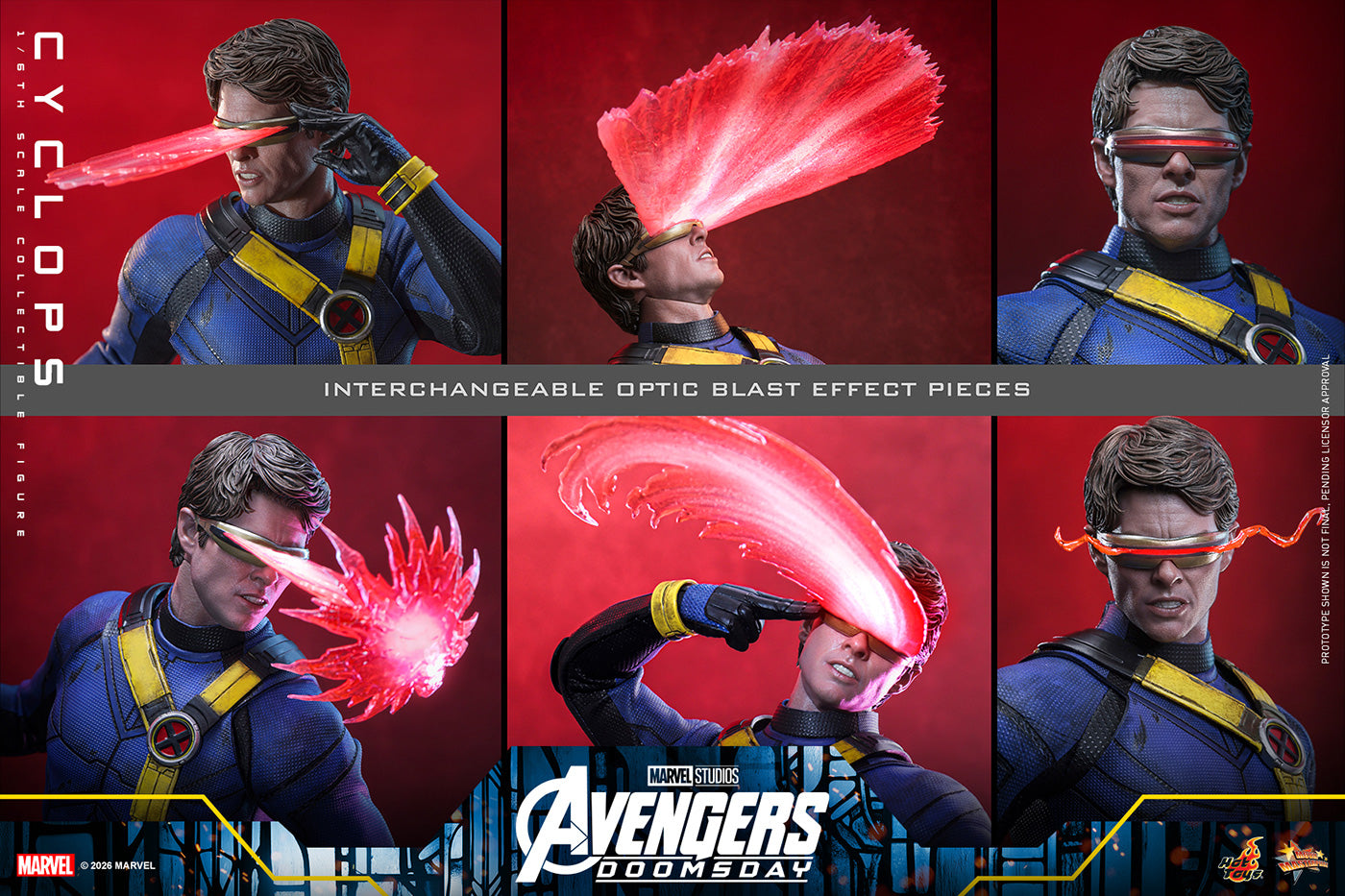 SPECIAL ORDER Hot Toys - Movie Masterpiece - Avengers: Doomsday - Cyclops 1/6 [JP]