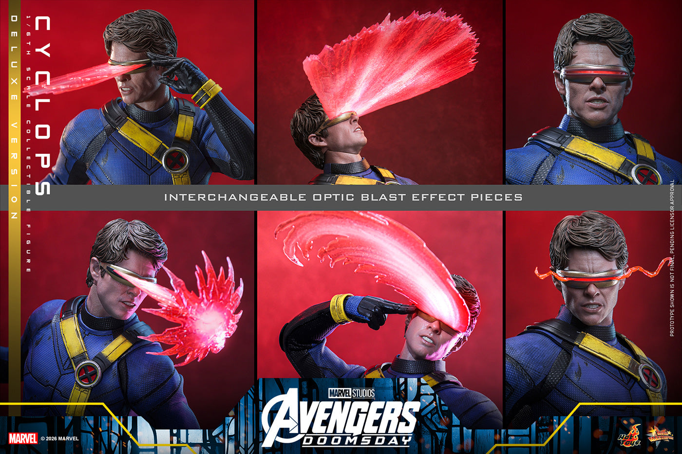 SPECIAL ORDER Hot Toys - Movie Masterpiece - Avengers: Doomsday - Cyclops: Deluxe Edition 1/6 [JP]