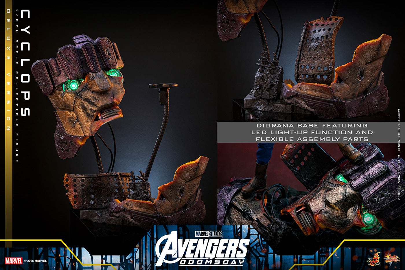 SPECIAL ORDER Hot Toys - Movie Masterpiece - Avengers: Doomsday - Cyclops: Deluxe Edition 1/6 [JP]