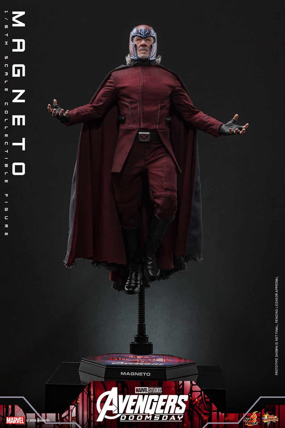 SPECIAL ORDER Hot Toys - Movie Masterpiece - Avengers: Doomsday - Magneto 1/6 [JP]