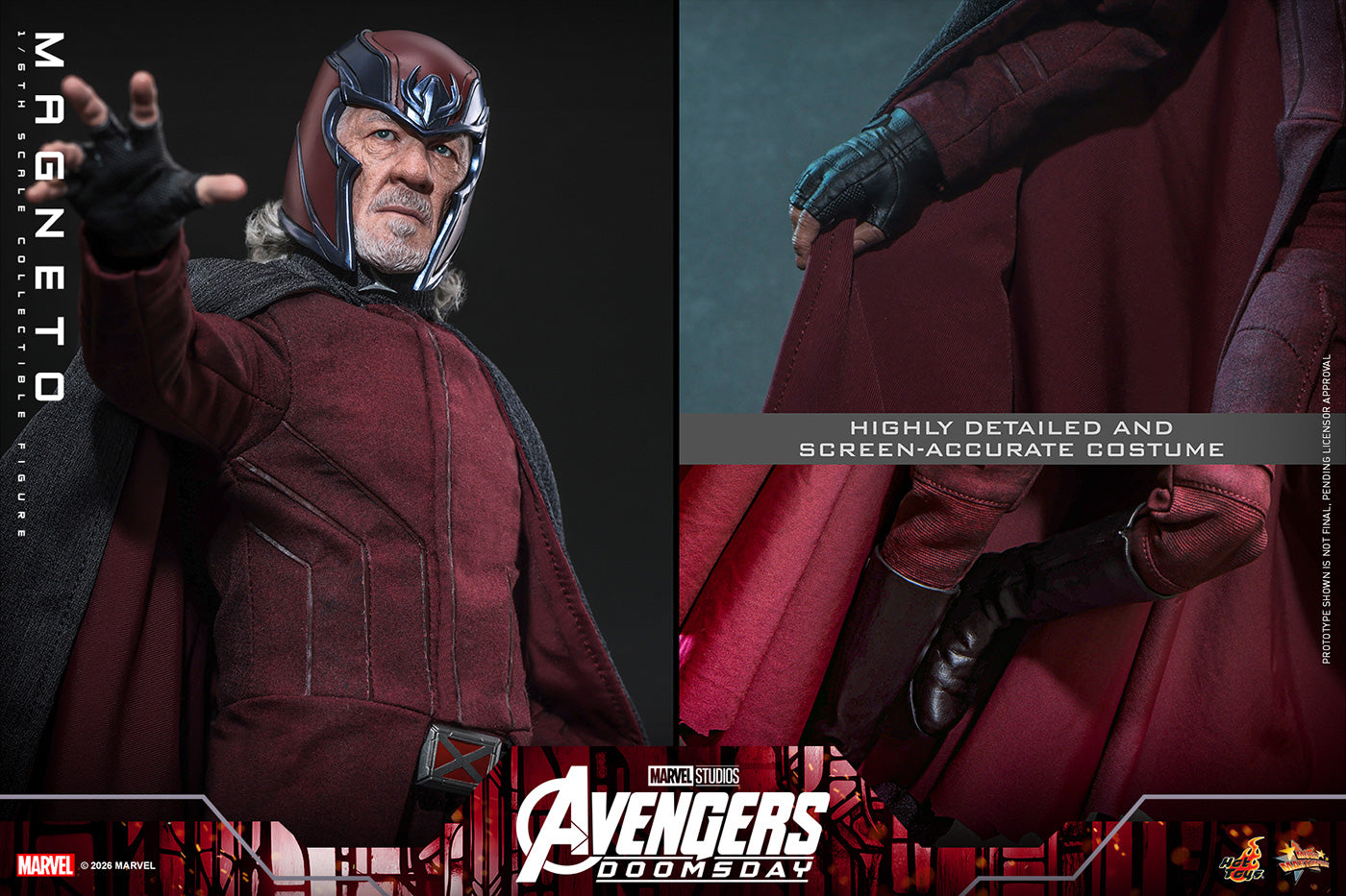 SPECIAL ORDER Hot Toys - Movie Masterpiece - Avengers: Doomsday - Magneto 1/6 [JP]