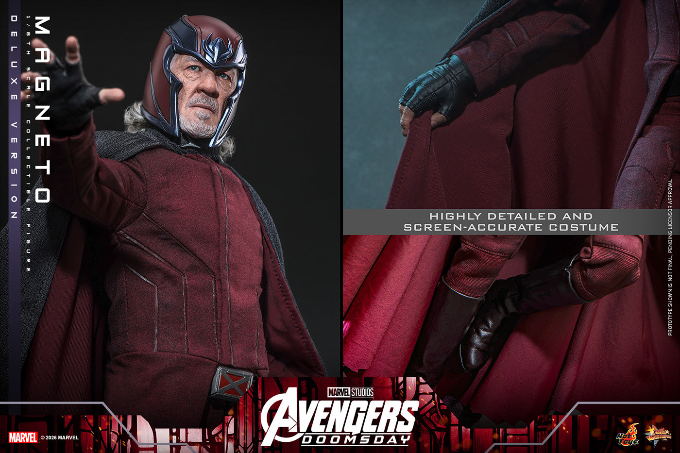 SPECIAL ORDER Hot Toys - Movie Masterpiece - Avengers: Doomsday - Magneto: Deluxe Edition 1/6 [JP]