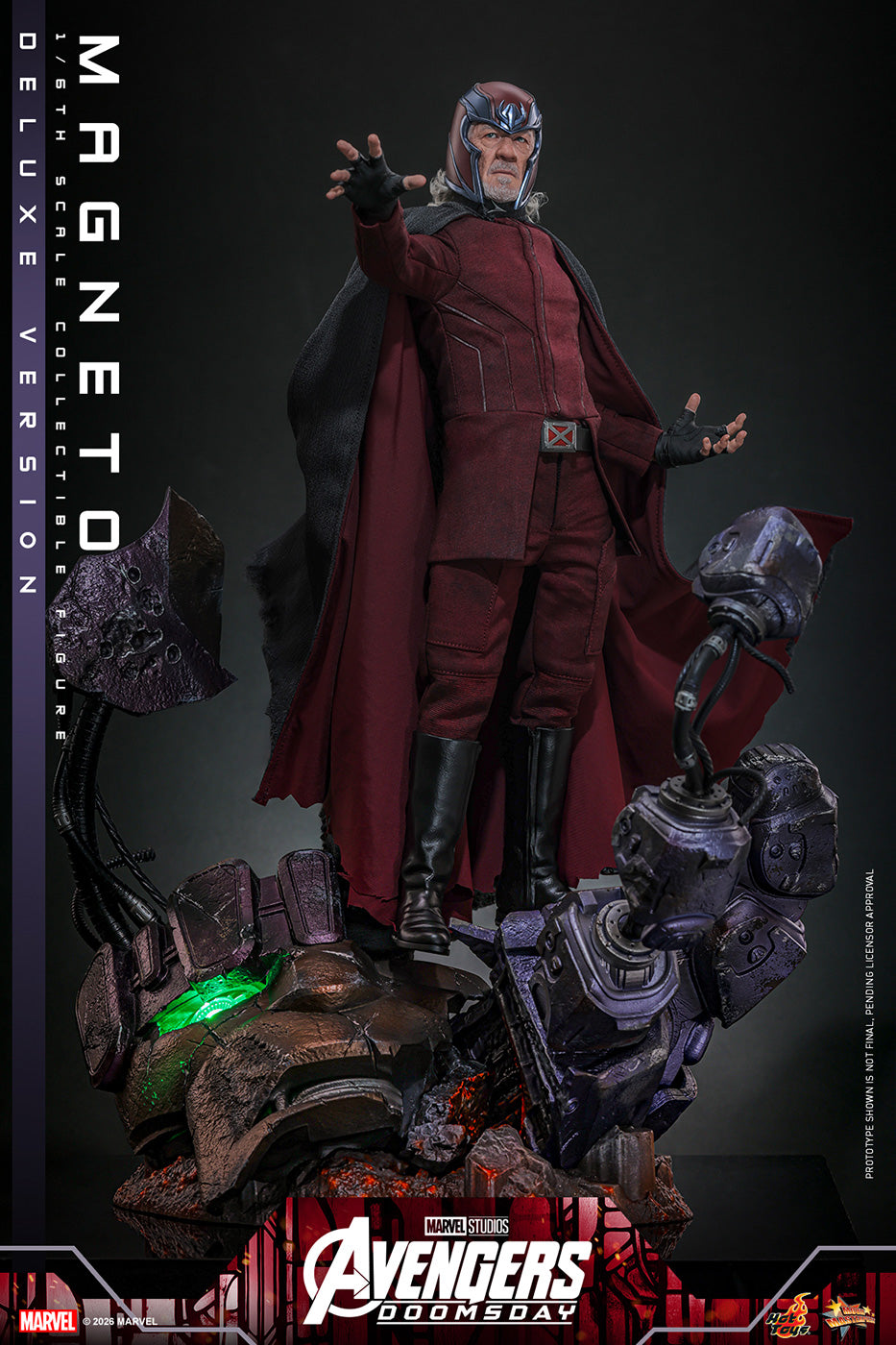 SPECIAL ORDER Hot Toys - Movie Masterpiece - Avengers: Doomsday - Magneto: Deluxe Edition 1/6 [JP]
