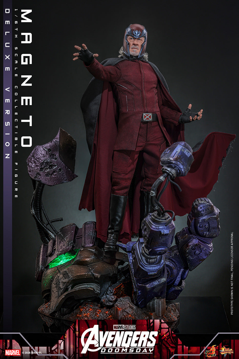 SPECIAL ORDER Hot Toys - Movie Masterpiece - Avengers: Doomsday - Magneto: Deluxe Edition 1/6 [JP]