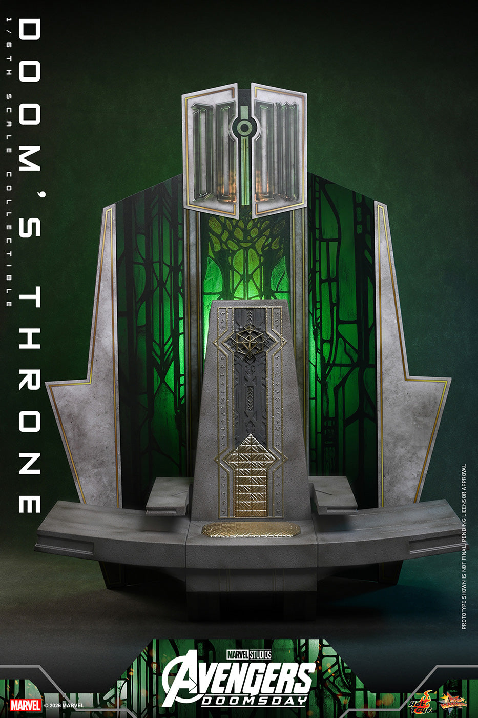 SPECIAL ORDER Hot Toys - Hot Toys Accessory Collection - Avengers: Doomsday - Throne of Doom 1/6 [JP]