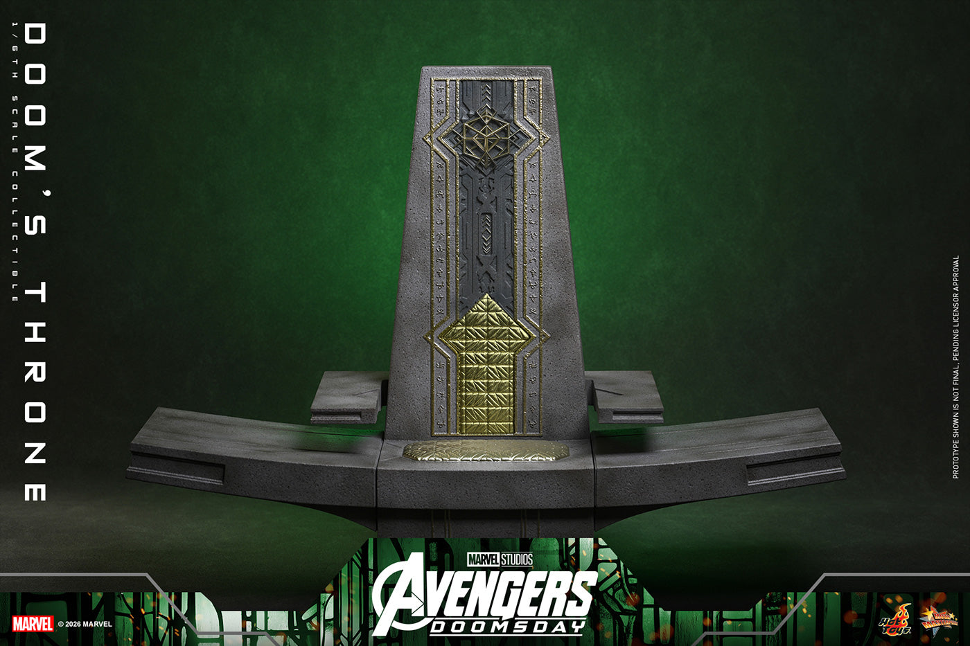 SPECIAL ORDER Hot Toys - Hot Toys Accessory Collection - Avengers: Doomsday - Throne of Doom 1/6 [JP]
