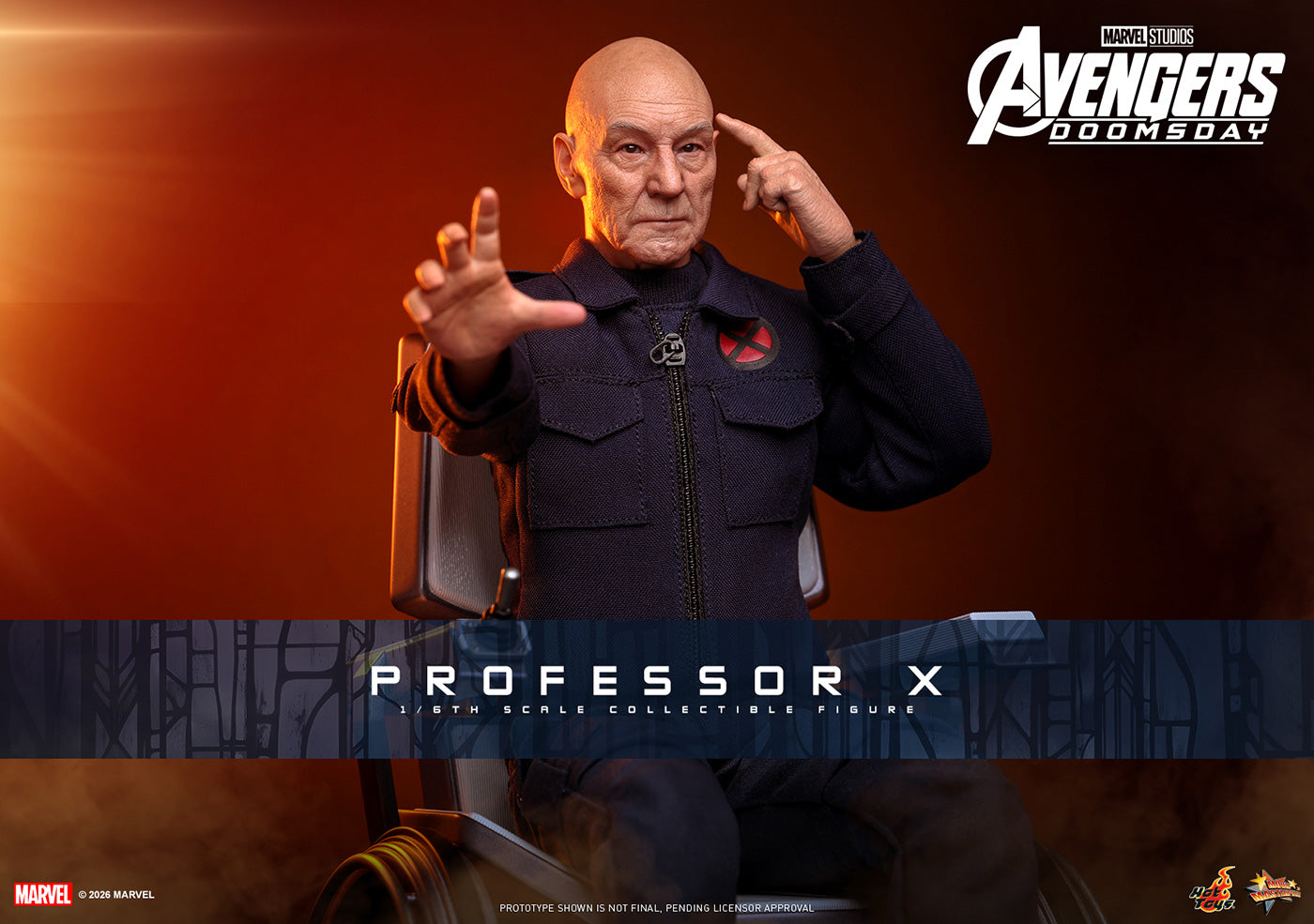 SPECIAL ORDER Hot Toys - Movie Masterpiece - Avengers: Doomsday - Professor X 1/6 [JP]